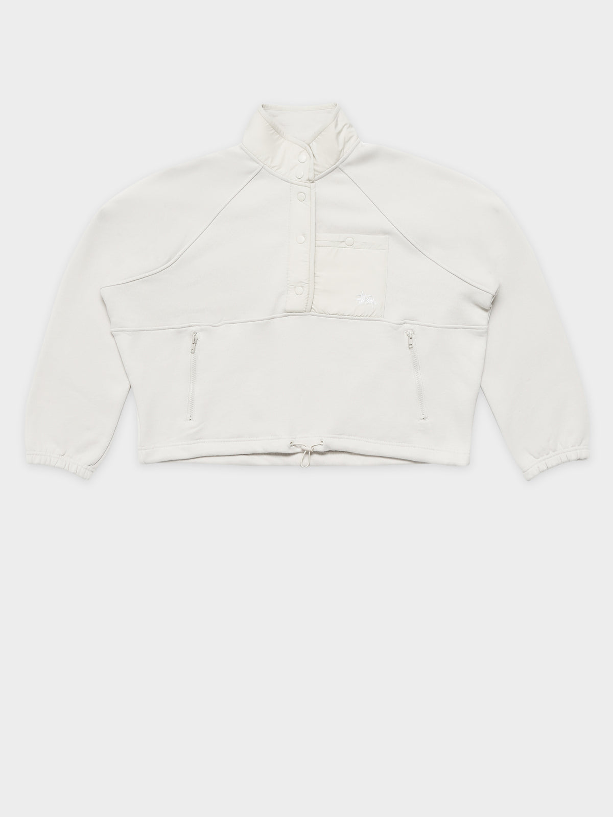 Stussy Granada Fleece Hoodie | White Sands