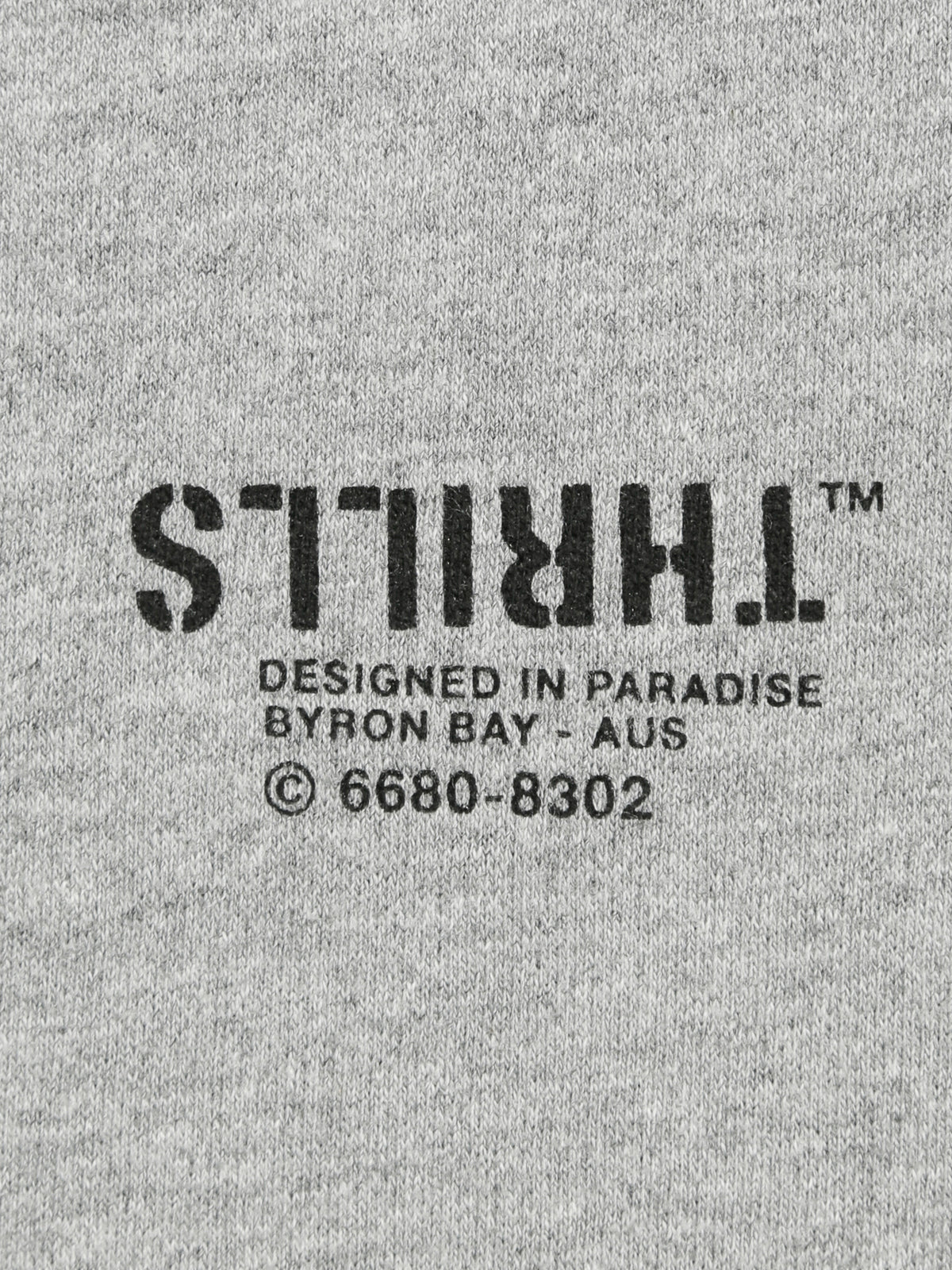Stencil Merch Fit T-Shirt in Grey Marle