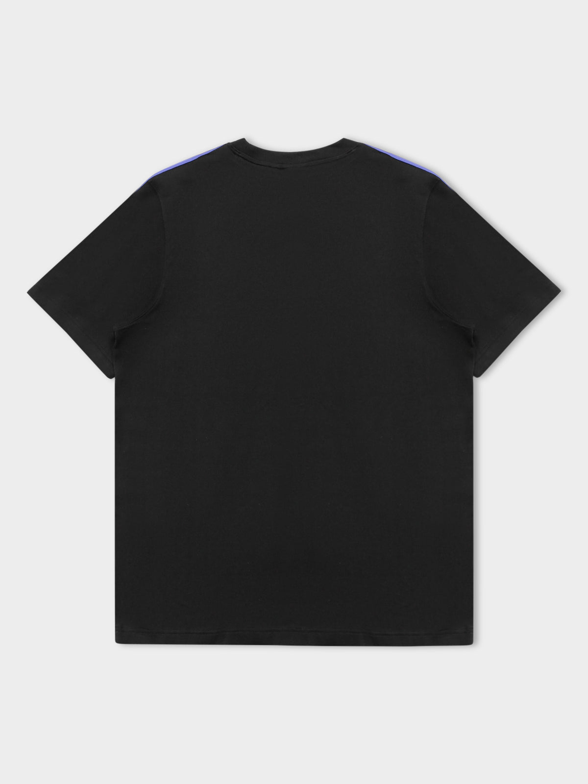 3 Stripe T-Shirt in Black &amp; Sonic Ink