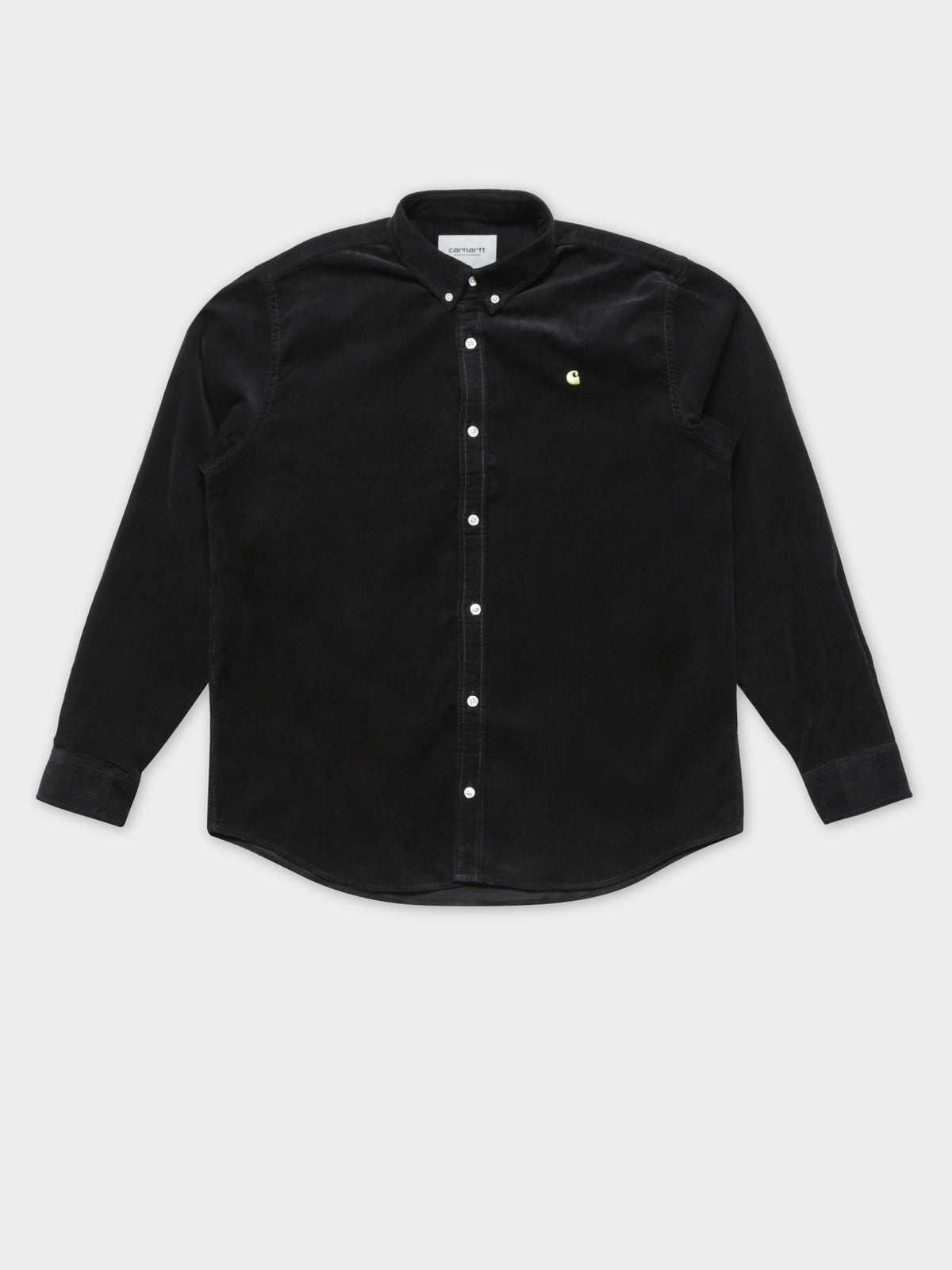 Carhartt Wip Long Sleeve Madison Cord Shirt | Navy