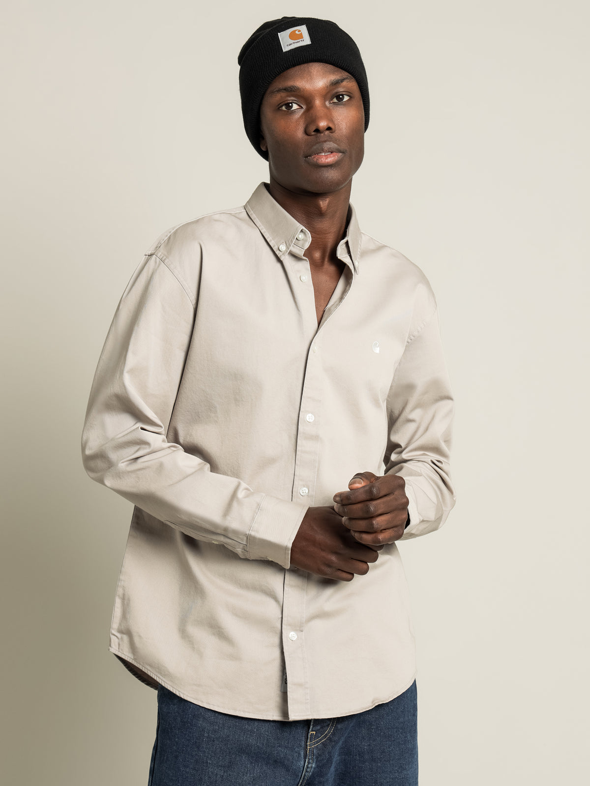 Long Sleeve Madison Shirt in Glaze &amp; Wax