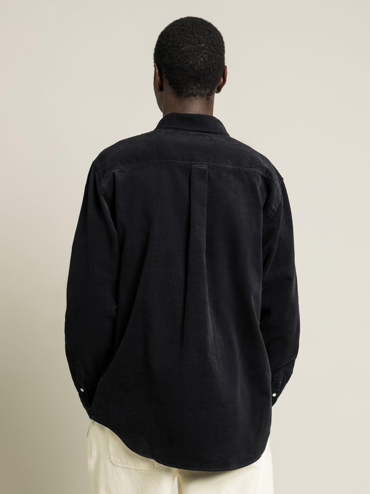 Carhartt Wip Long Sleeve Madison Cord Shirt | Navy