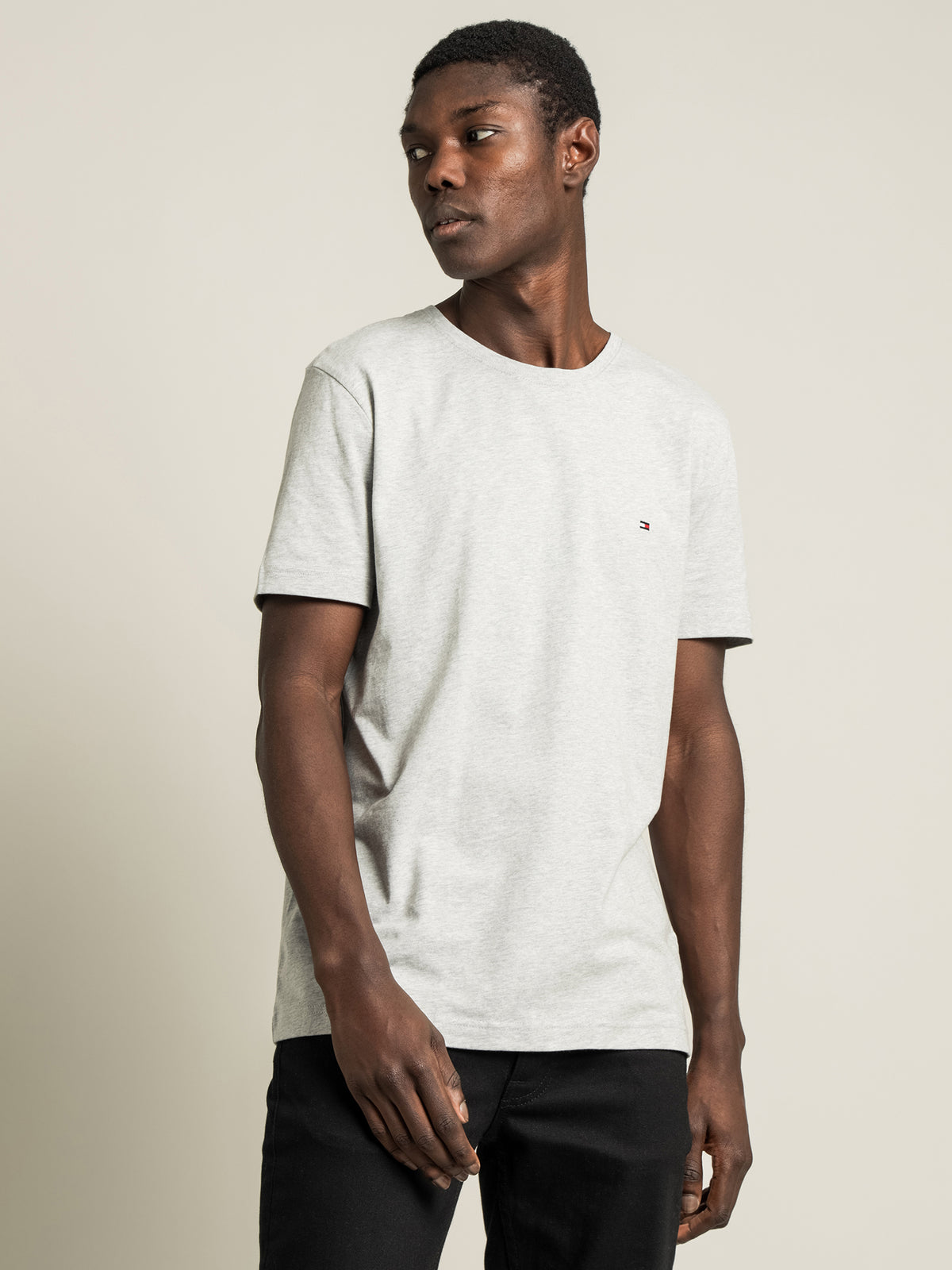 Essential Cotton T-Shirt in Grey