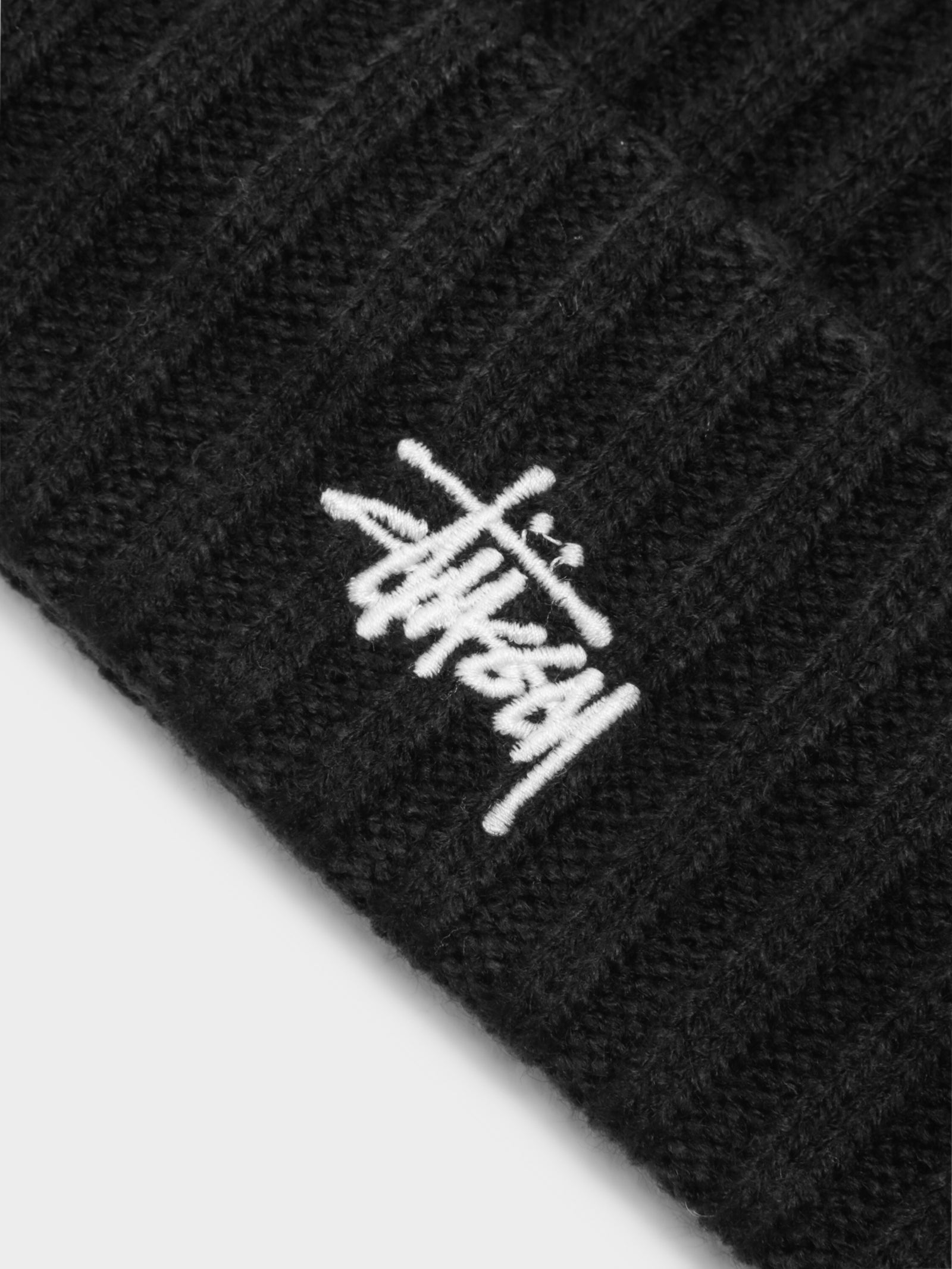 Graffiti Rib Knit Beanie