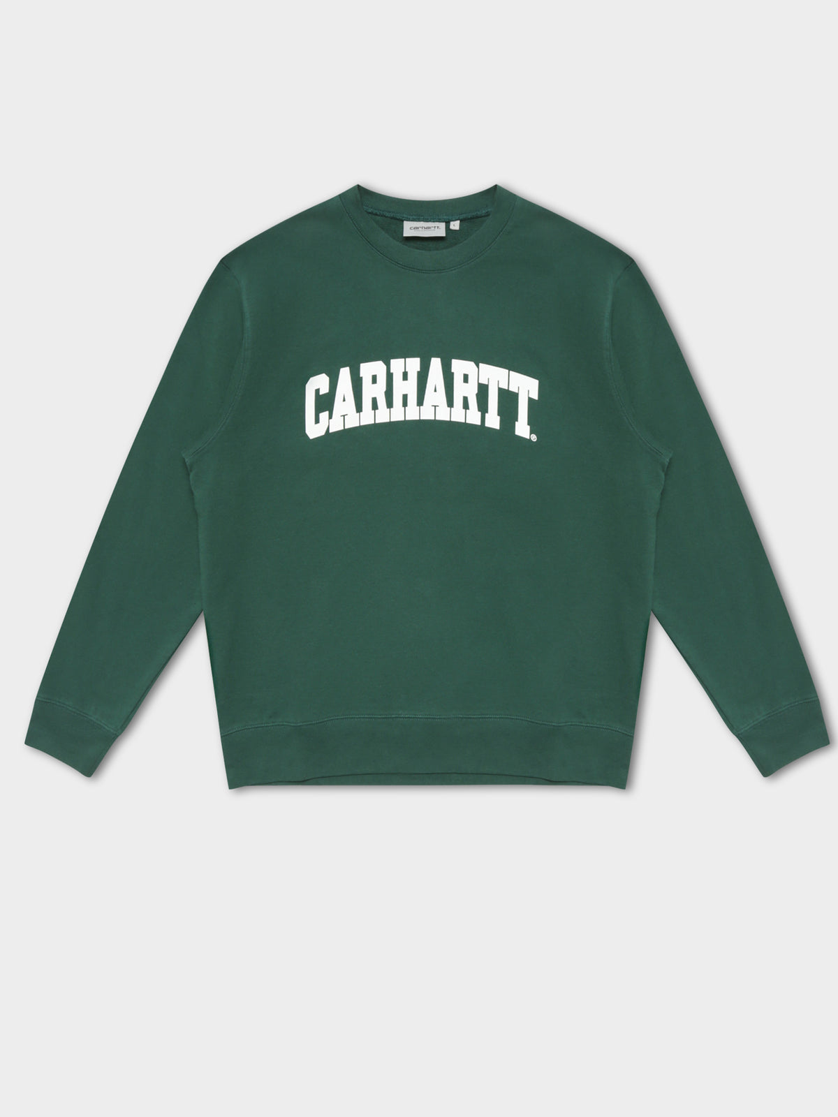 University Crew Sweater in Dark Green