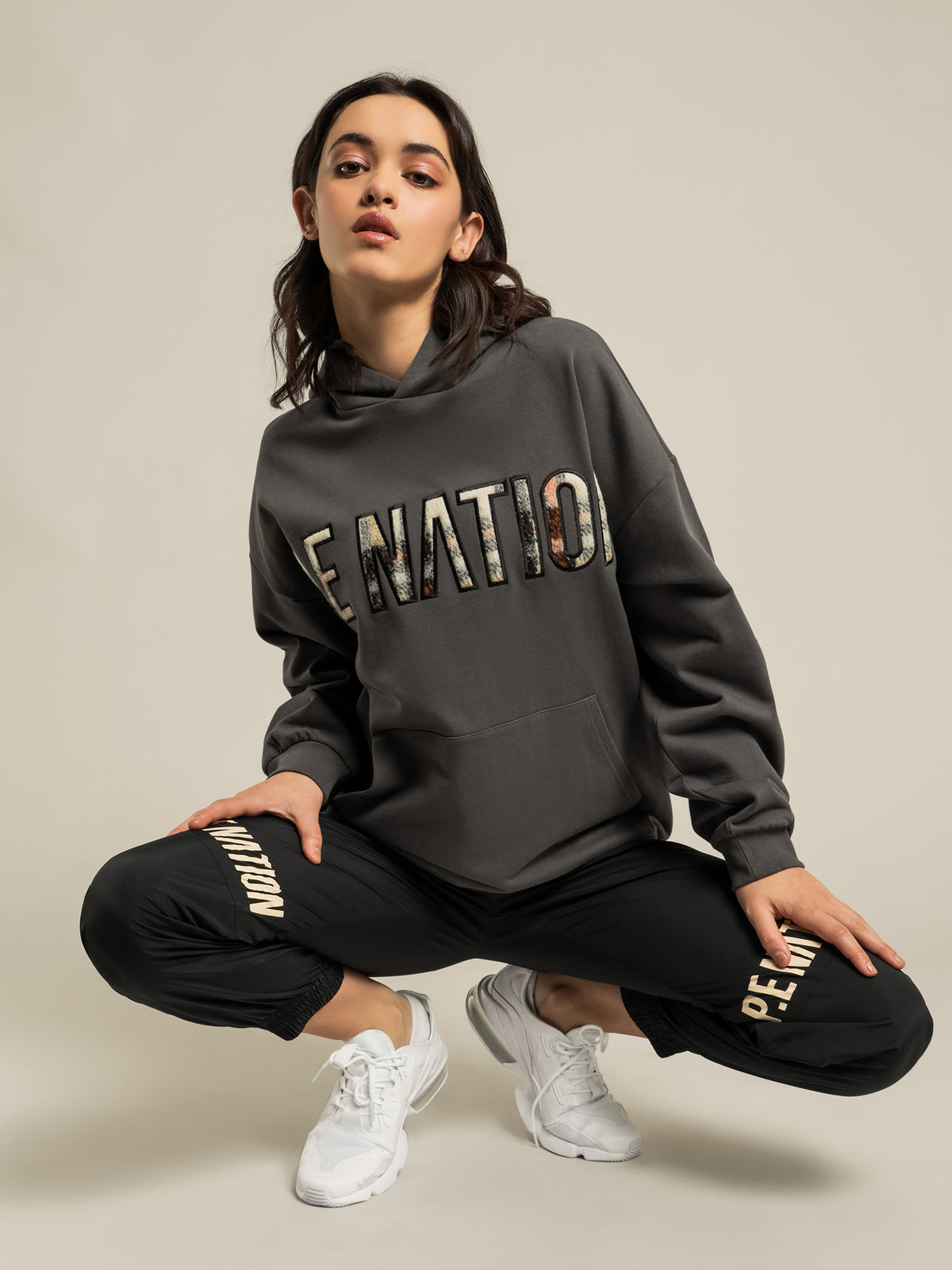 Pe Nation Alliance Hoodie | Grey Mid