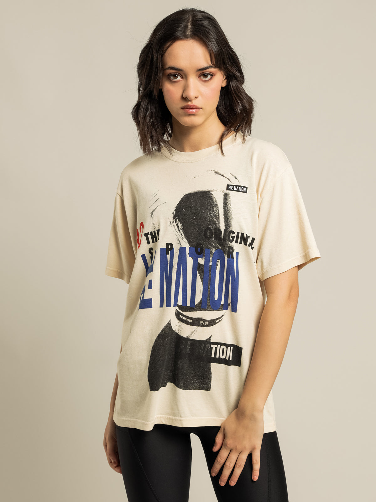 Pe Nation Half Court T-Shirt | Offwht Mid