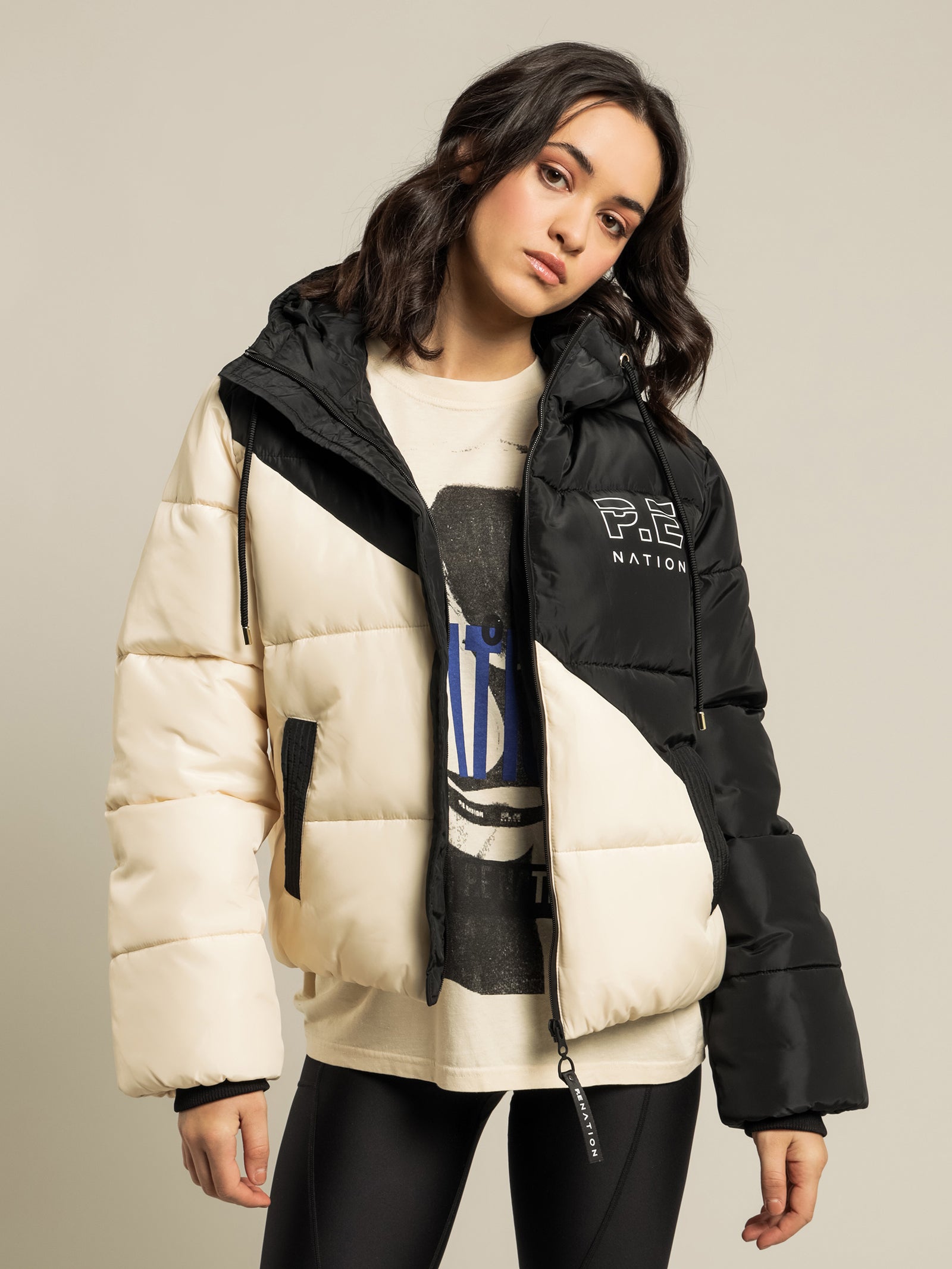 Pe Nation Stability Puffer Jacket Black Glue Store