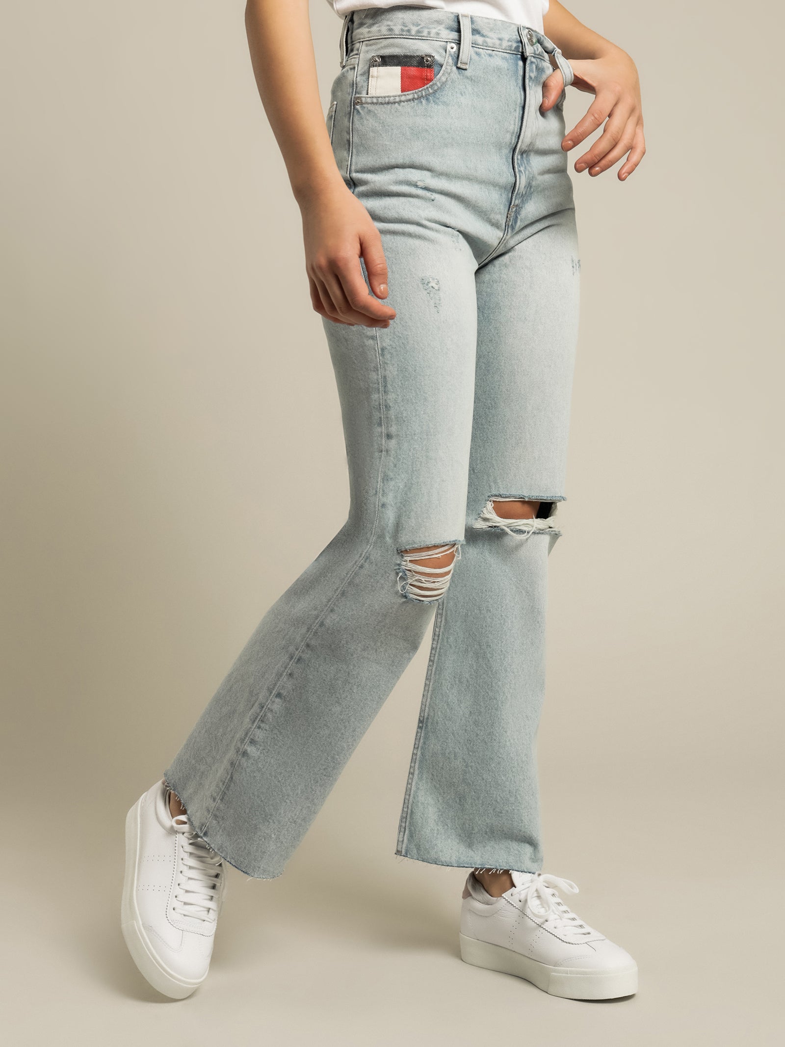 Harper High Rise Straight Flare Jeans