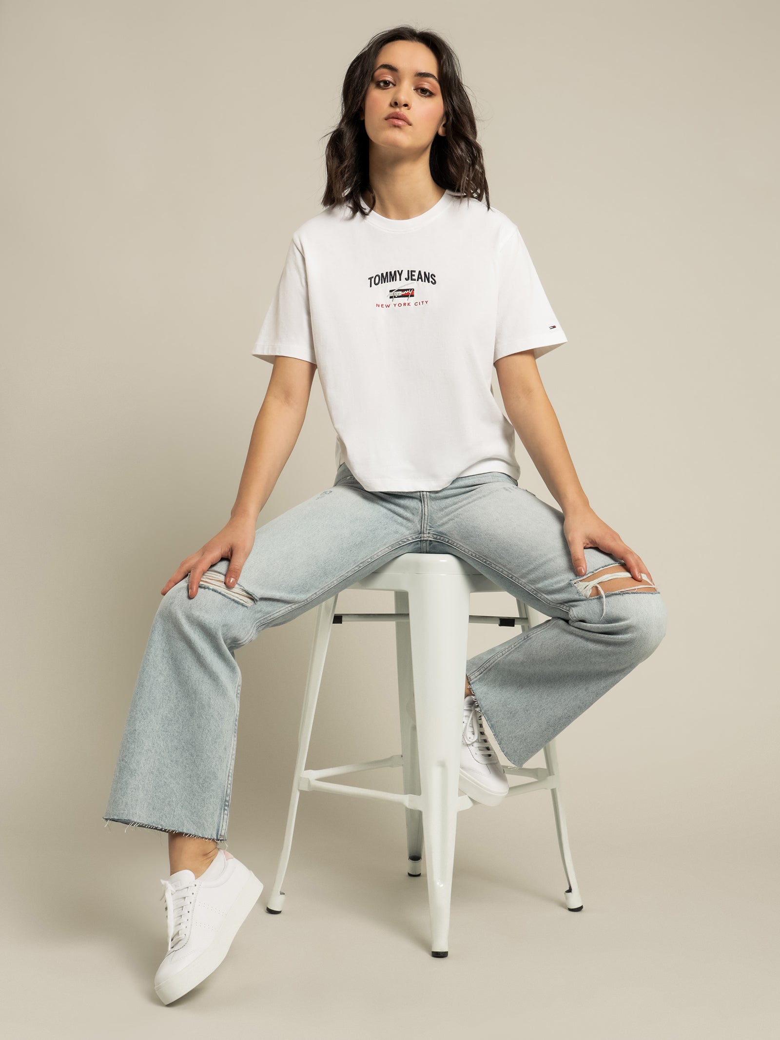 Harper High Rise Straight Flare Jeans