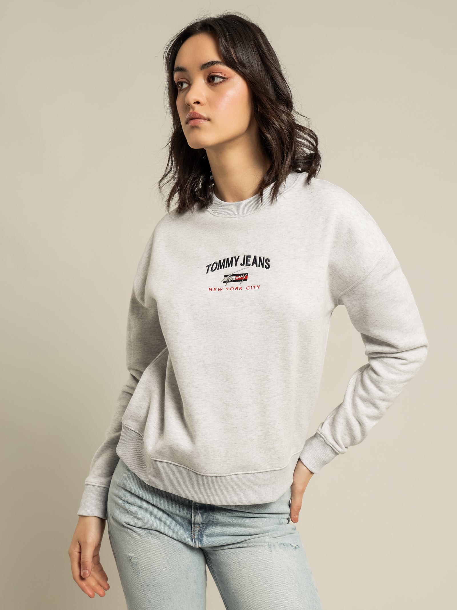 Timeless New York Logo Relaxed Fit Sweatshirt