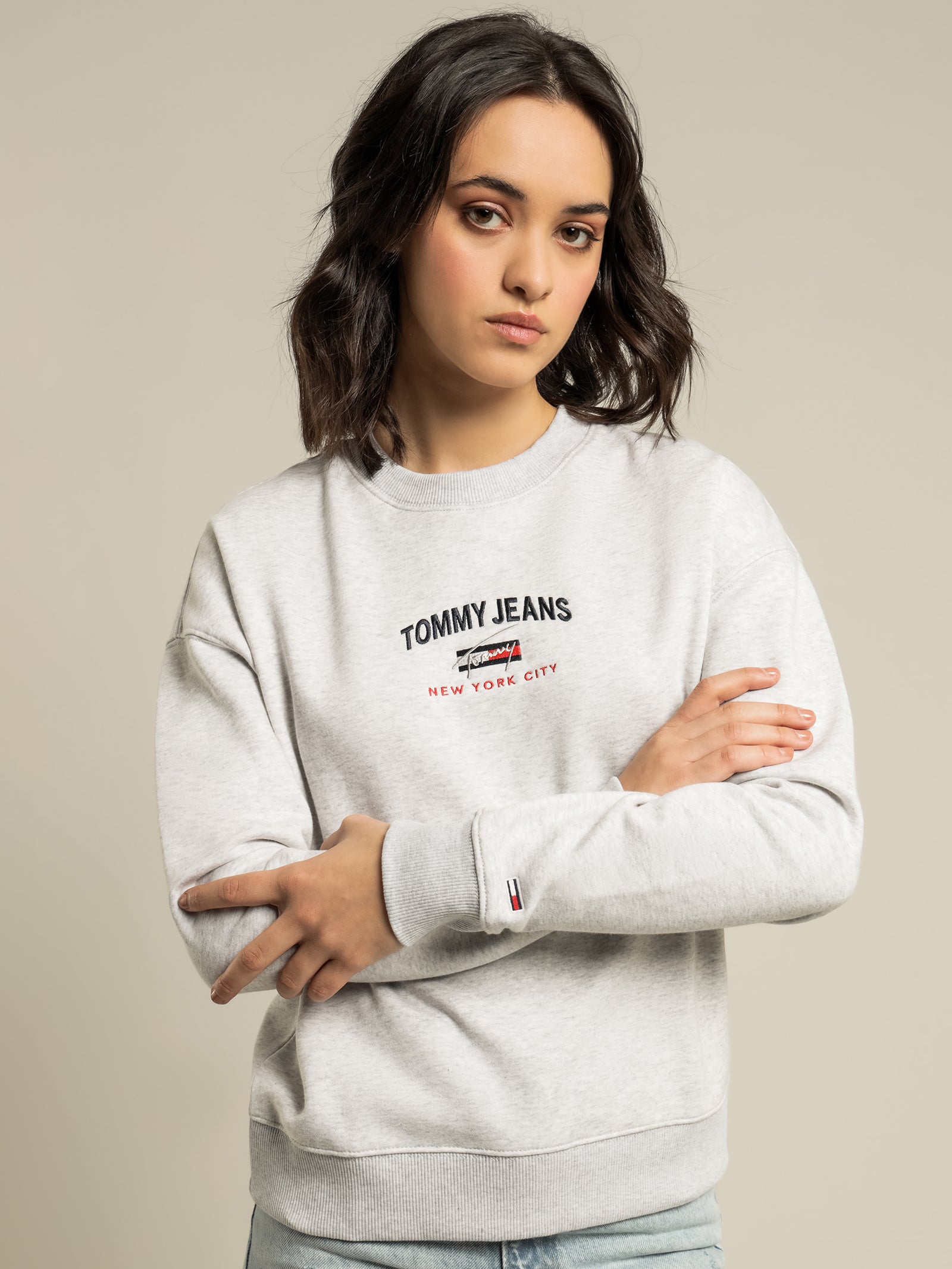 Timeless New York Logo Relaxed Fit Sweatshirt