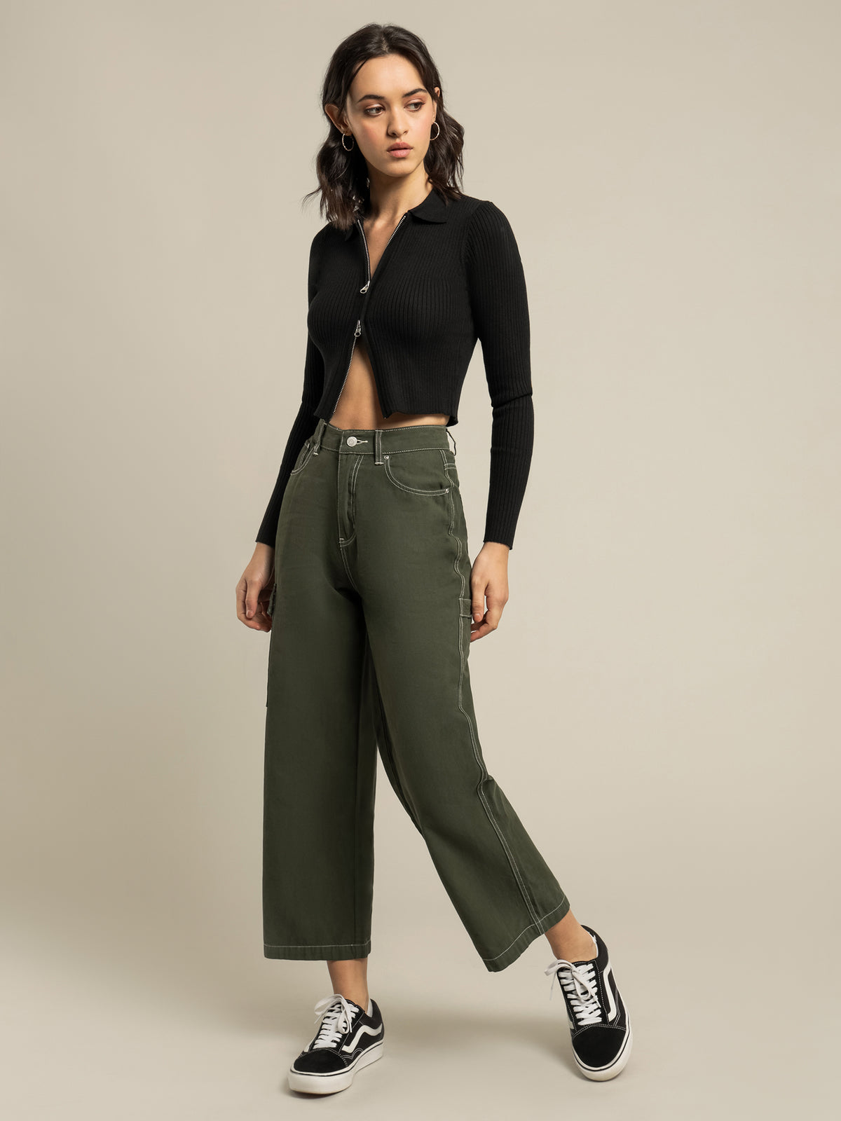 Talisha Cargo Pants in Forest