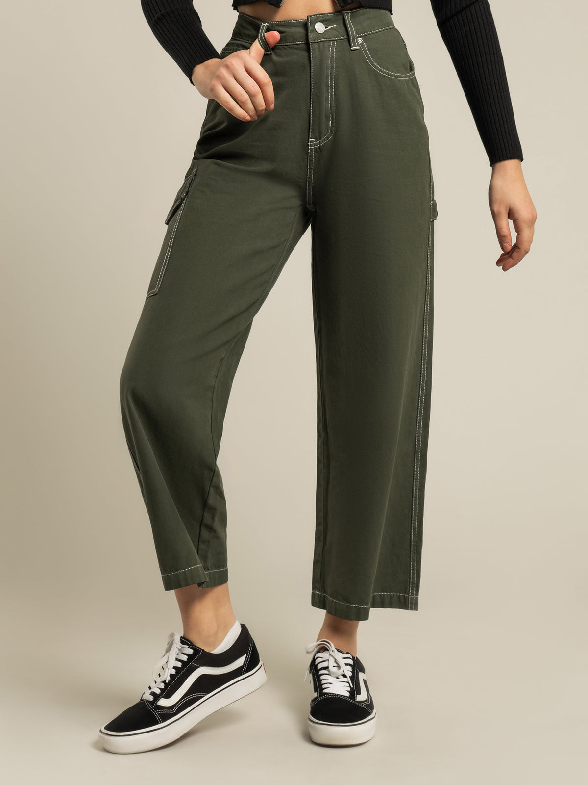 Talisha Cargo Pants in Forest