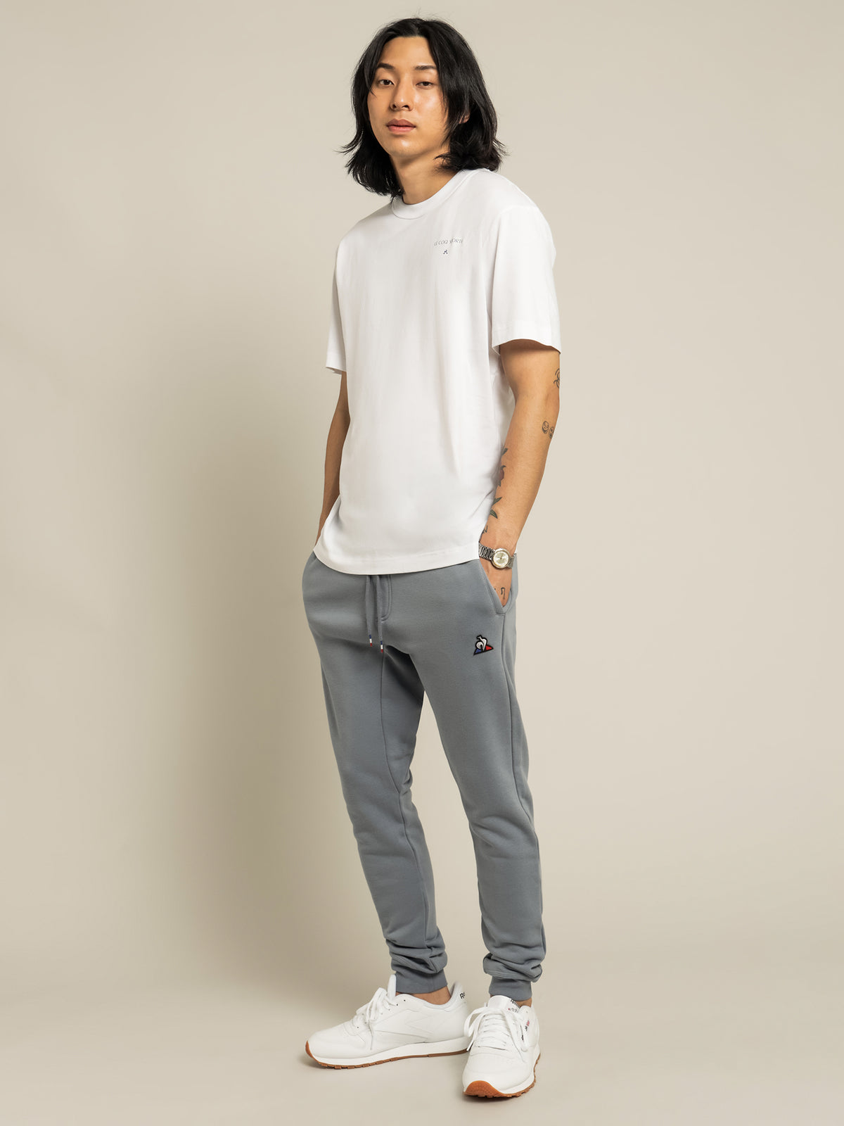 Blaise Trackpants in Washed Blue