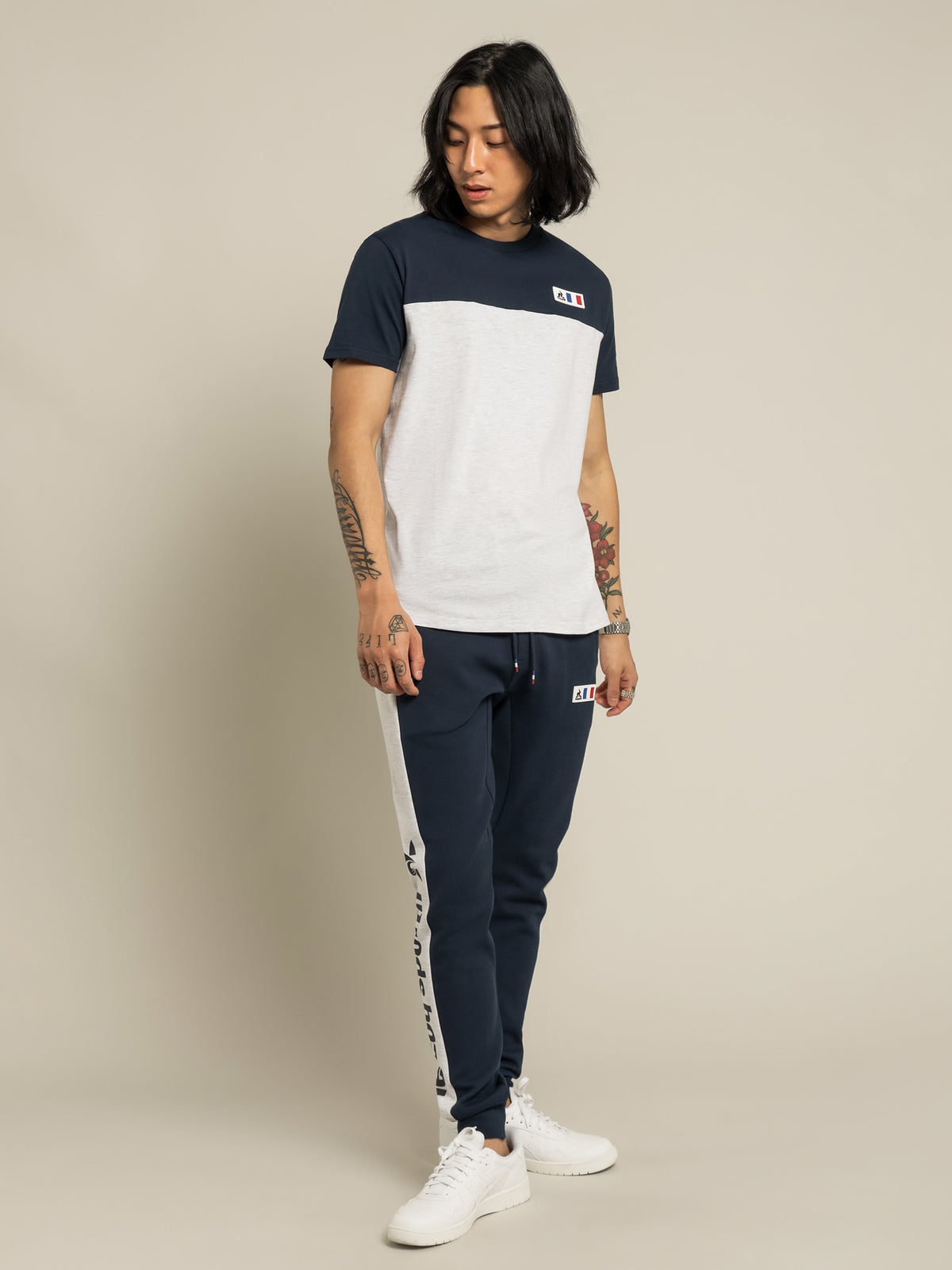 Pilier T-Shirt in Navy