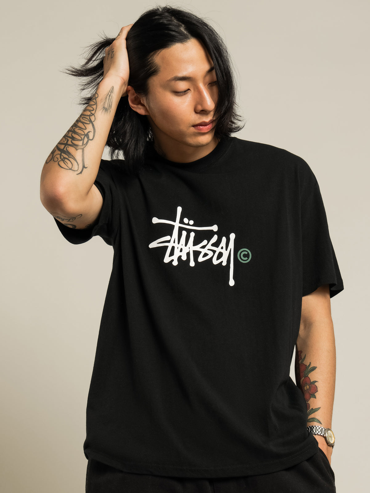 Stussy Graffiti T-Shirt | Black