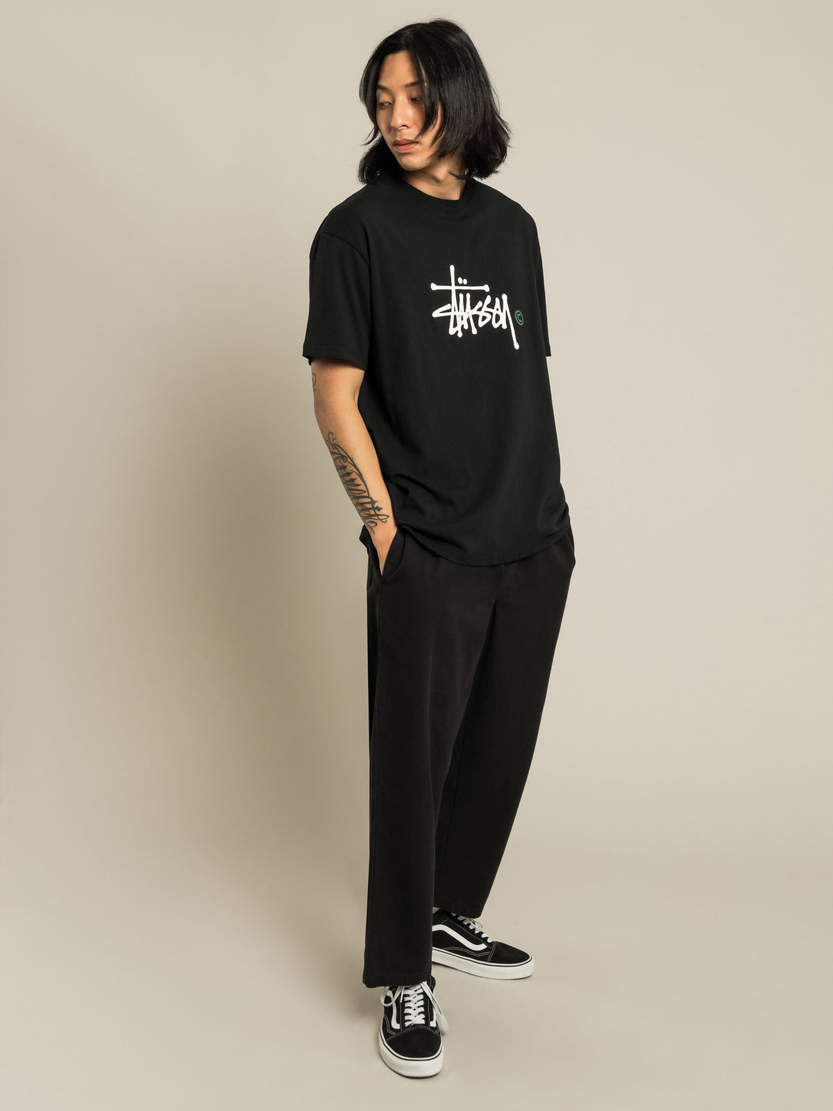 Stussy Graffiti T-Shirt | Black