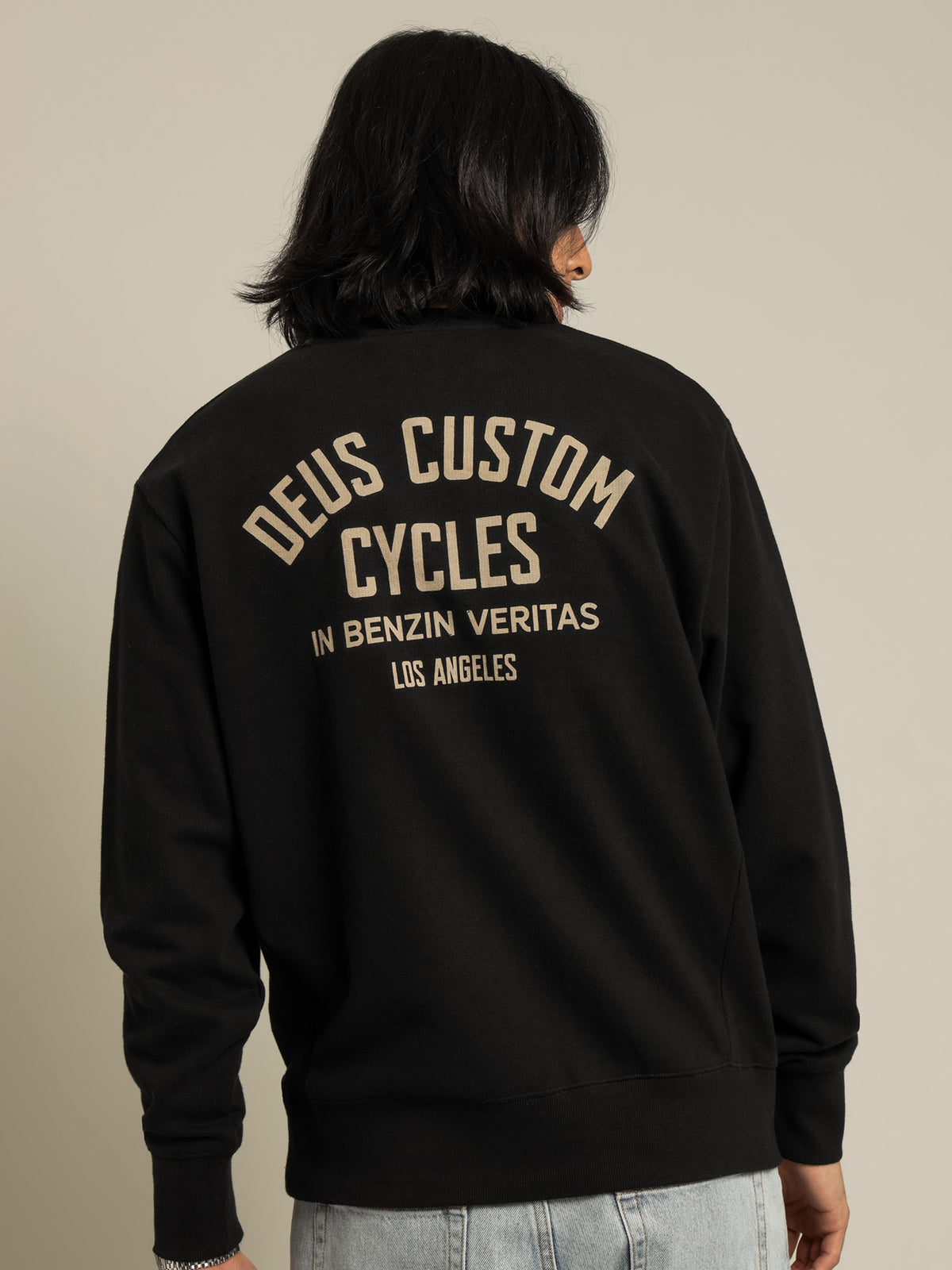 Deus Sunrise Crew Sweat | Black