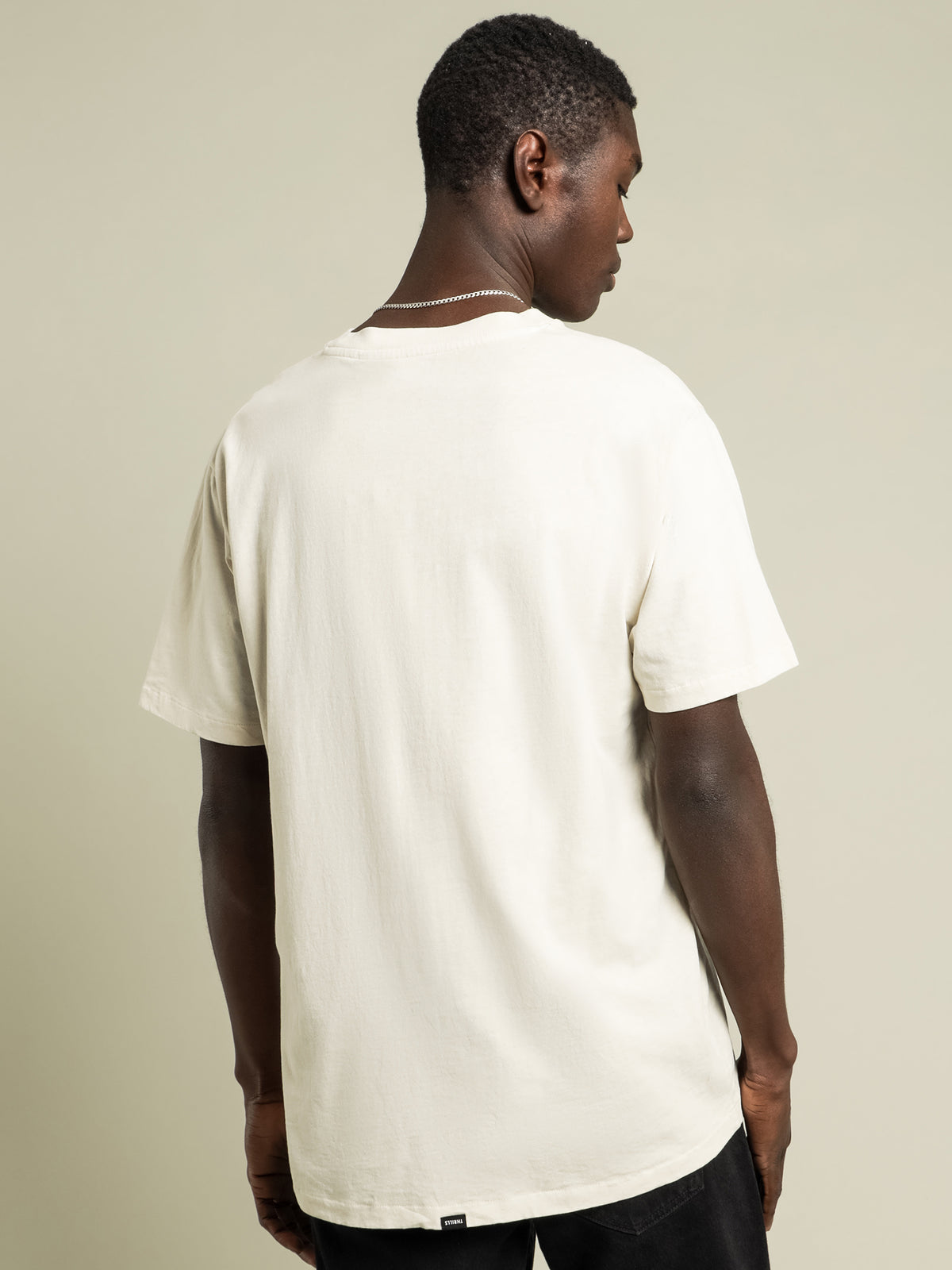 Thrills Posy Merch Fit T-Shirt | White