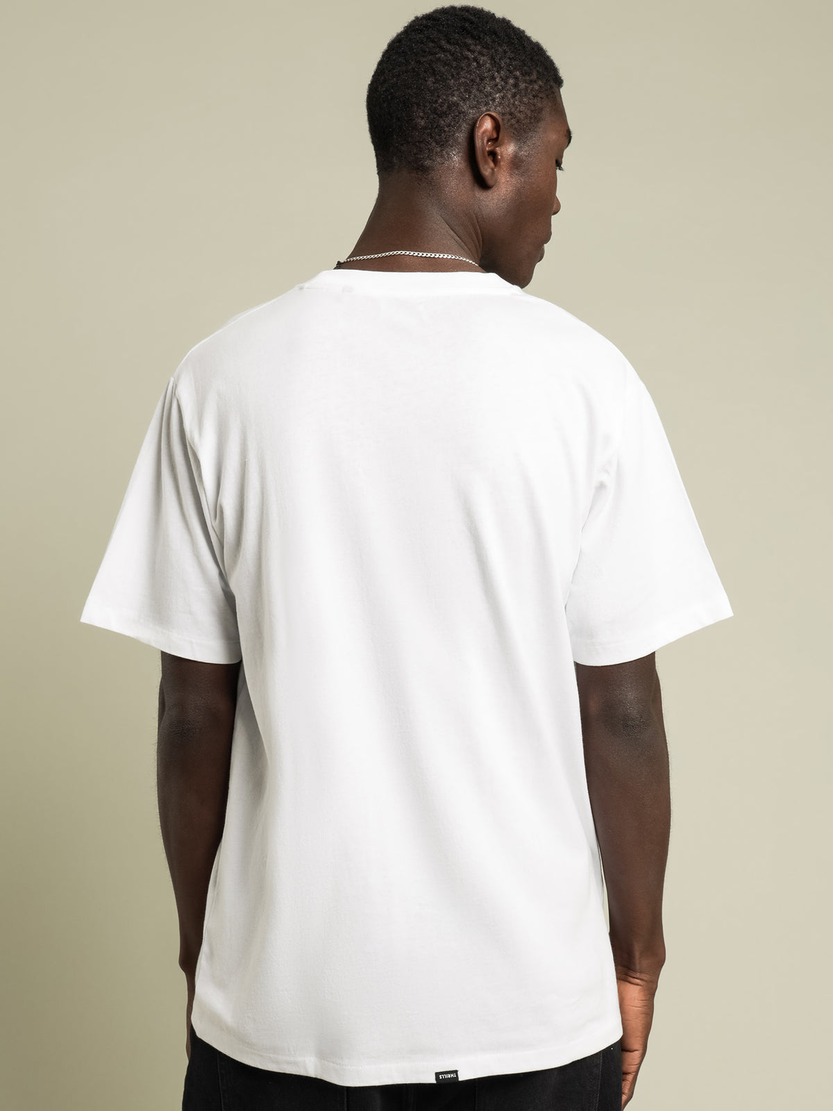 Minimal Thrills Merch Fit T-Shirt in White