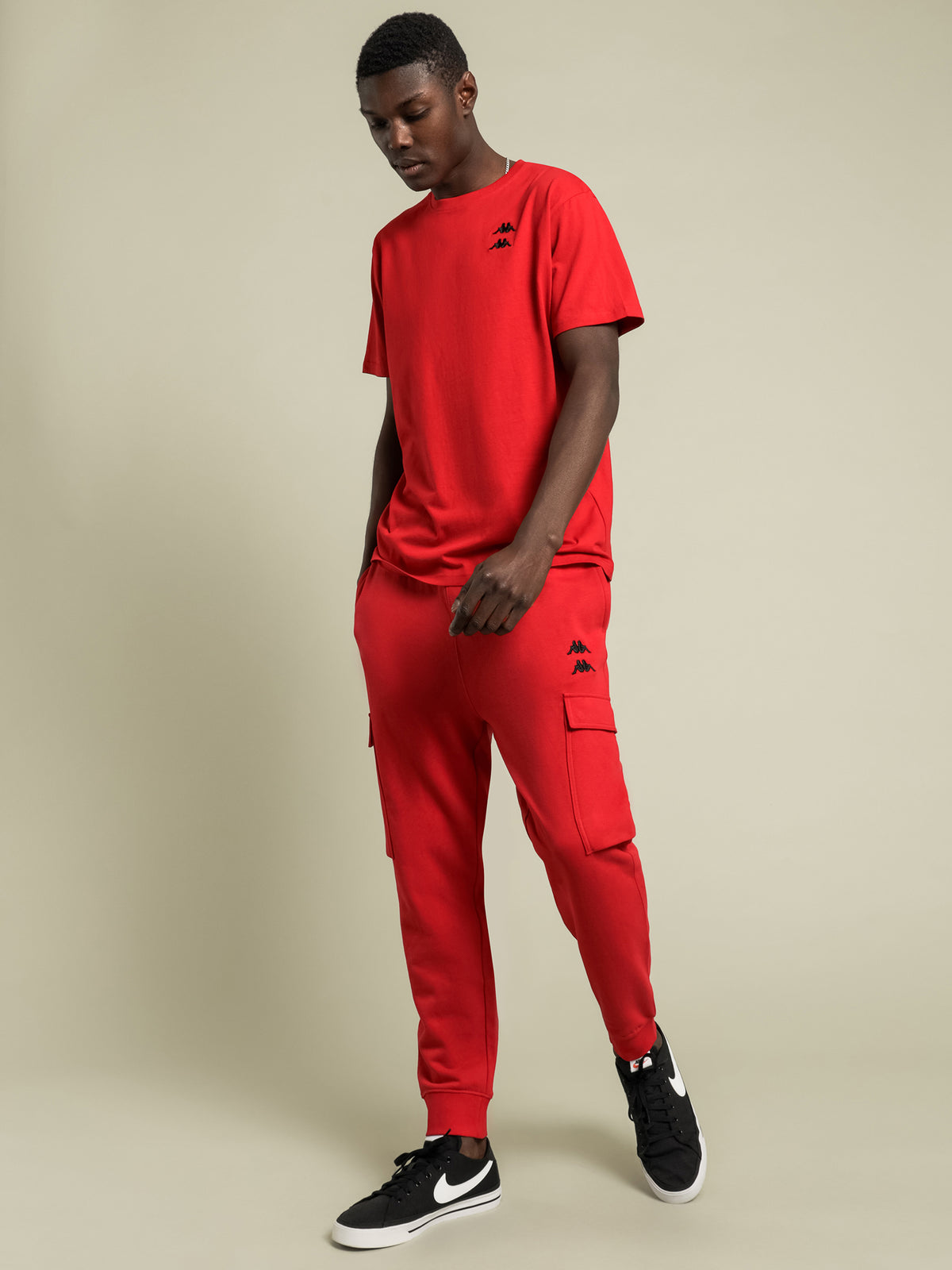Authentic Drake Trackpants in Red