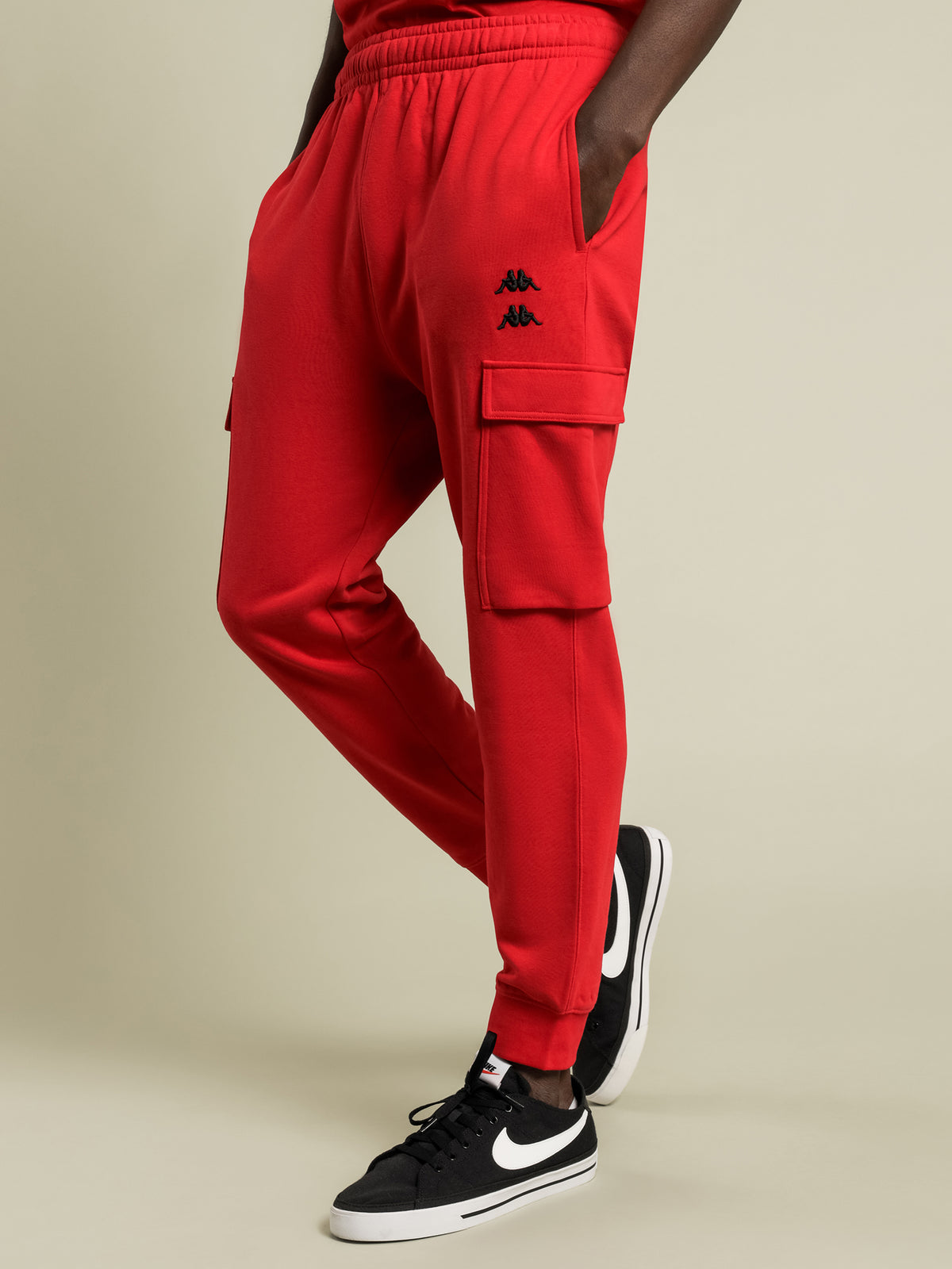 Authentic Drake Trackpants in Red
