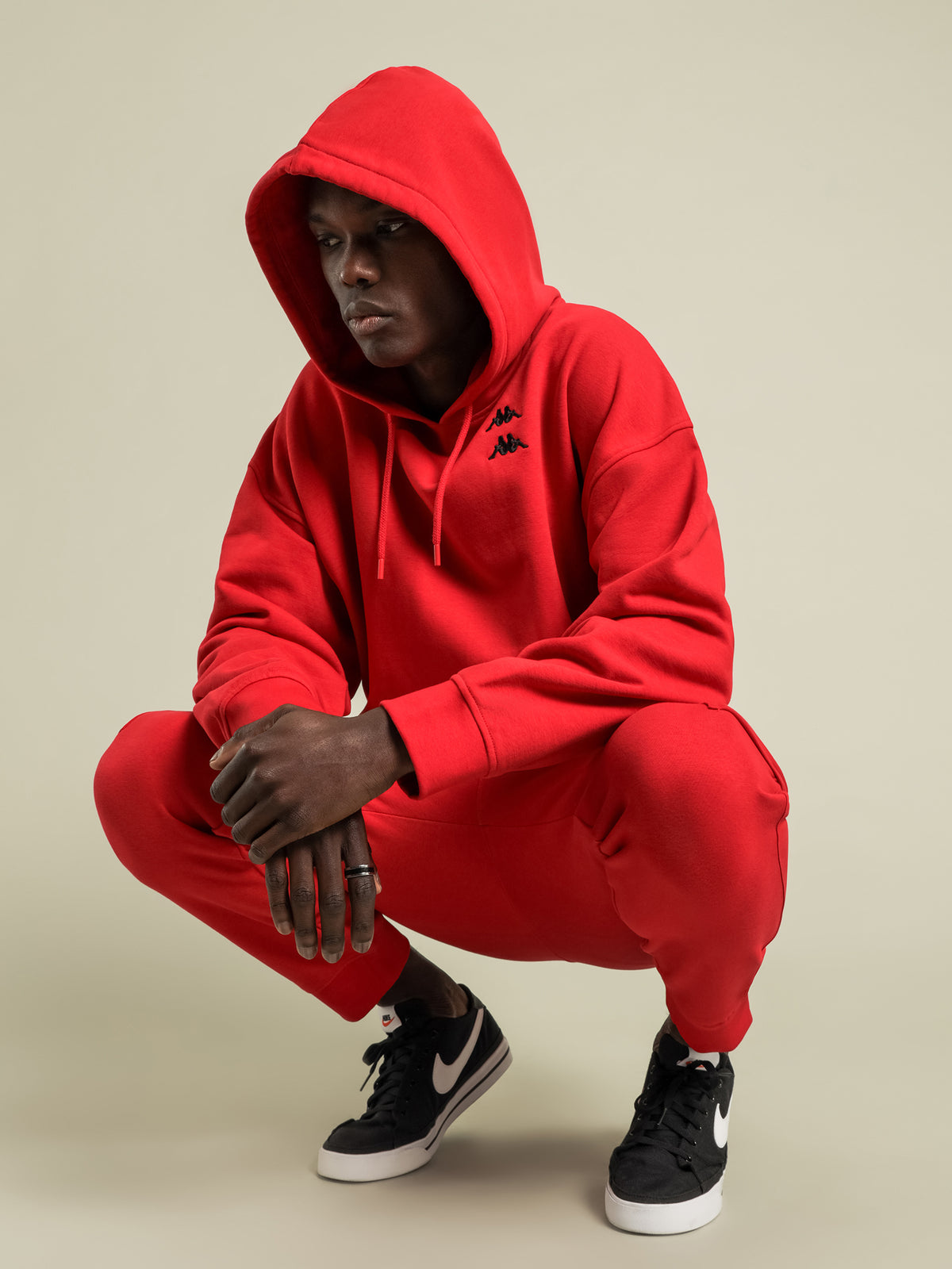 Authentic Diran Hoodie in Red