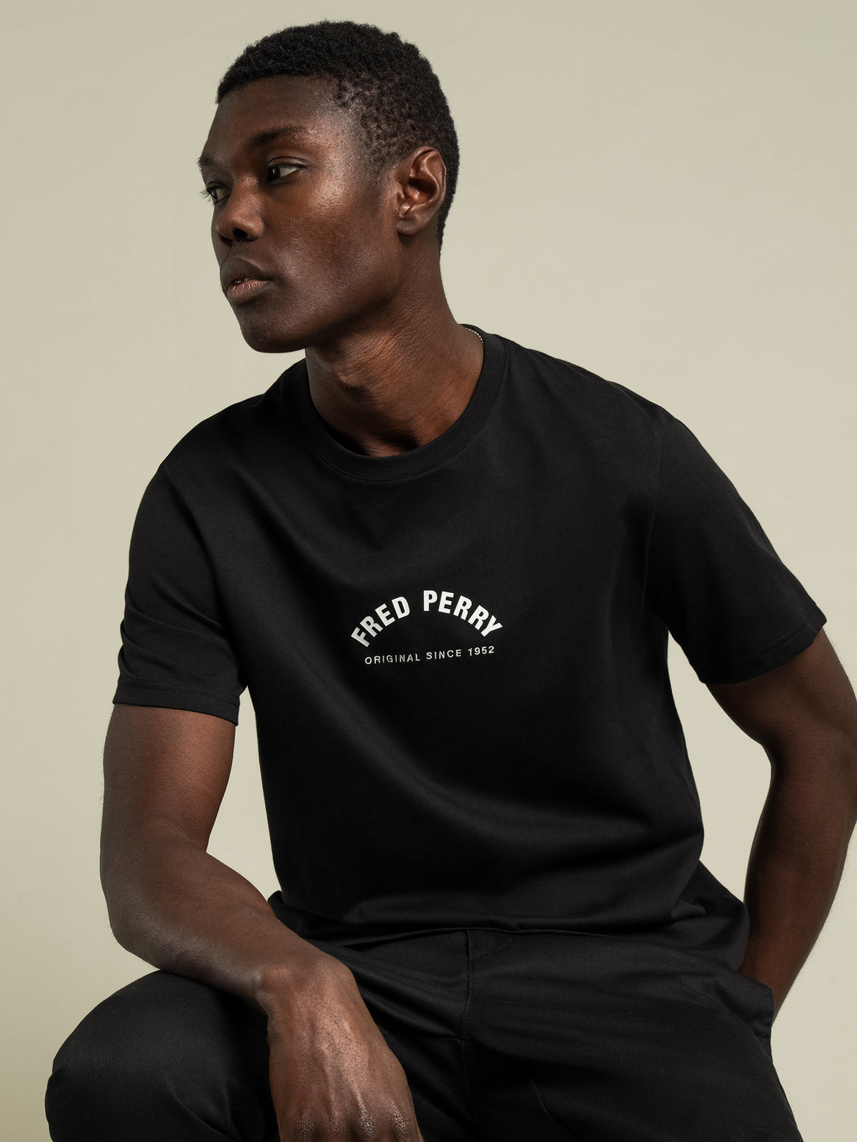Arch Branding T-Shirt in Black &amp; White
