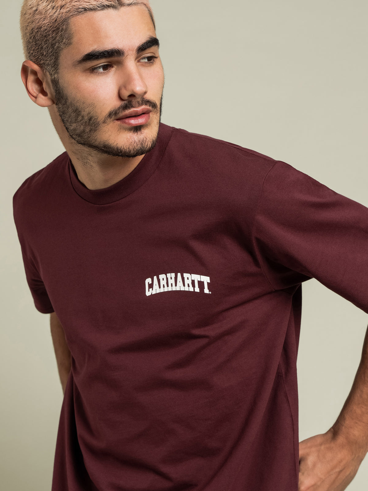 Carhartt Wip University T-Shirt | Burgundy