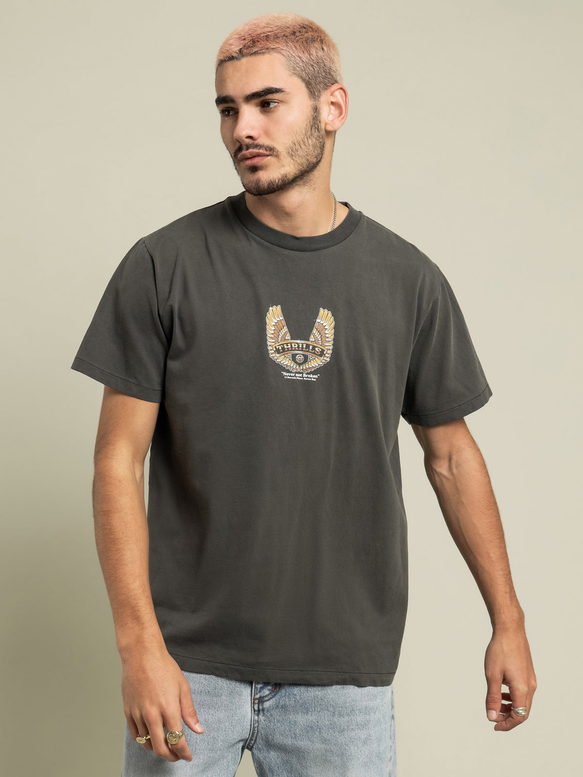 Wings Of Steel T-Shirt in Black