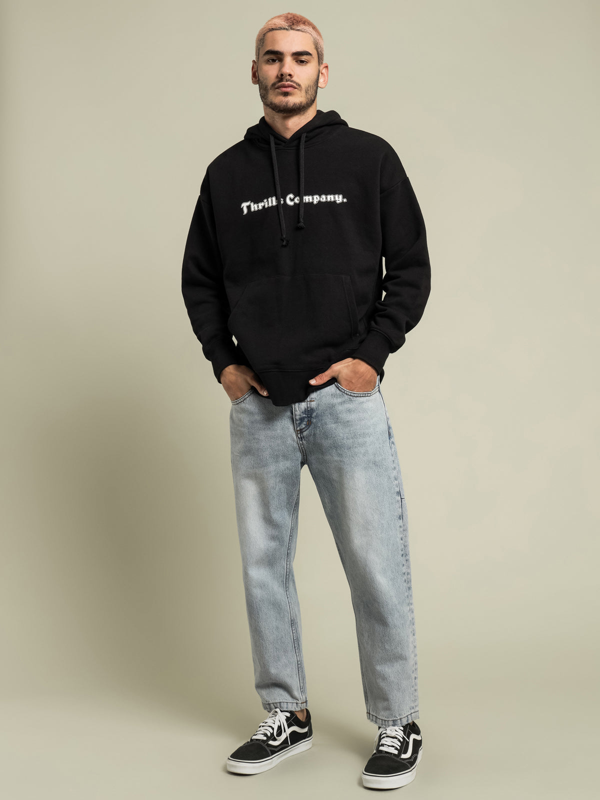 Better Days Slouch Hoodie in Black