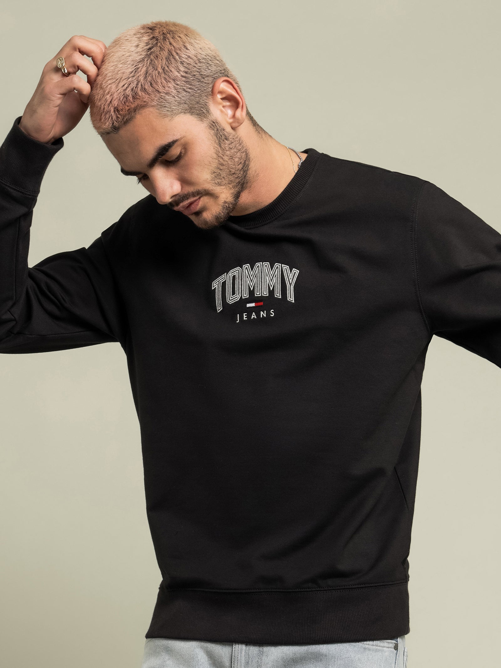 Lightweight Crew Neck Sweatshirt