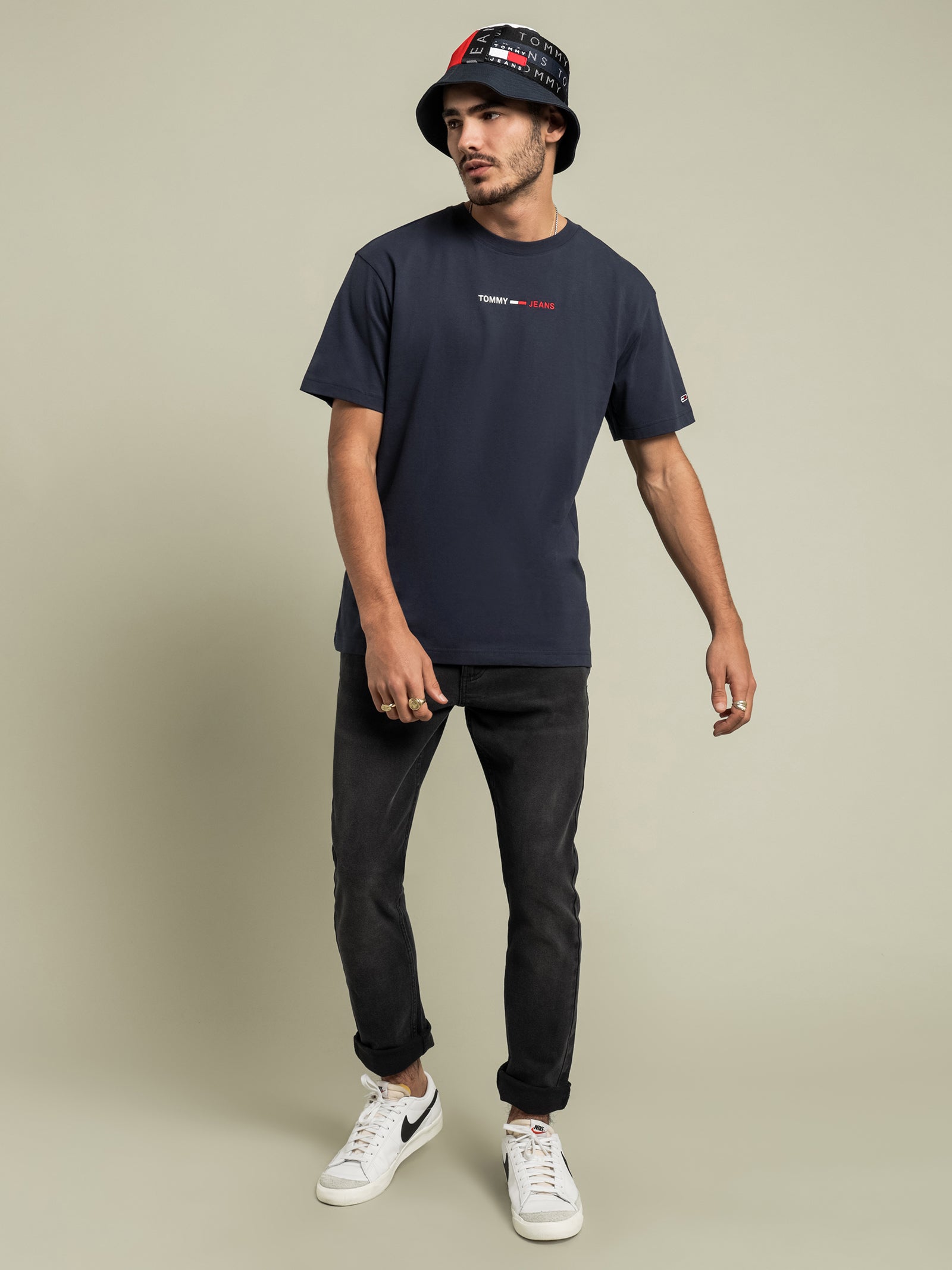 Linear Logo Organic Cotton T-Shirt