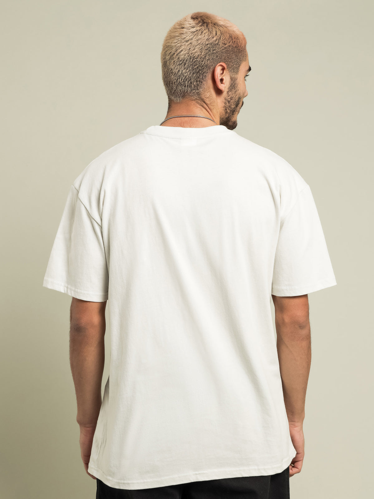 91 Short Sleeve T-Shirt in Light Grey Marle
