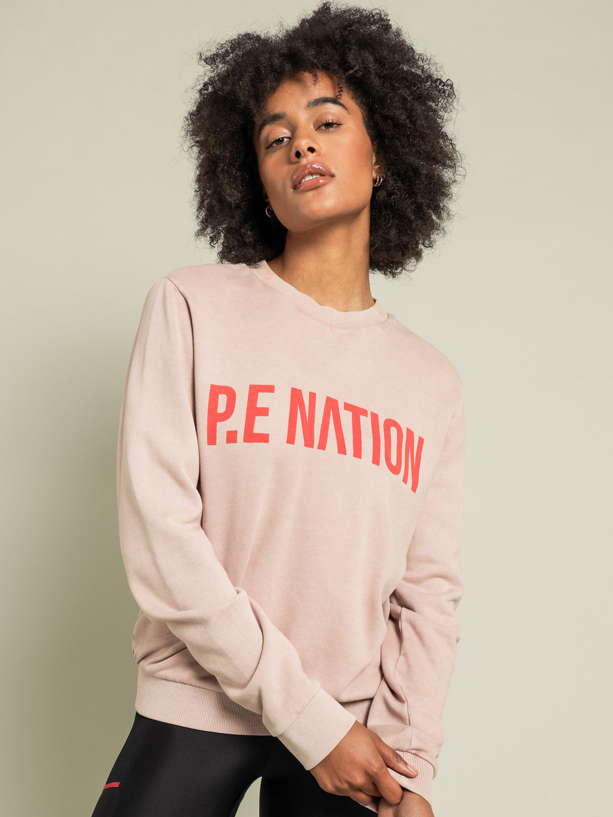 Pe Nation Fortify Sweatshirt | Misty Rose