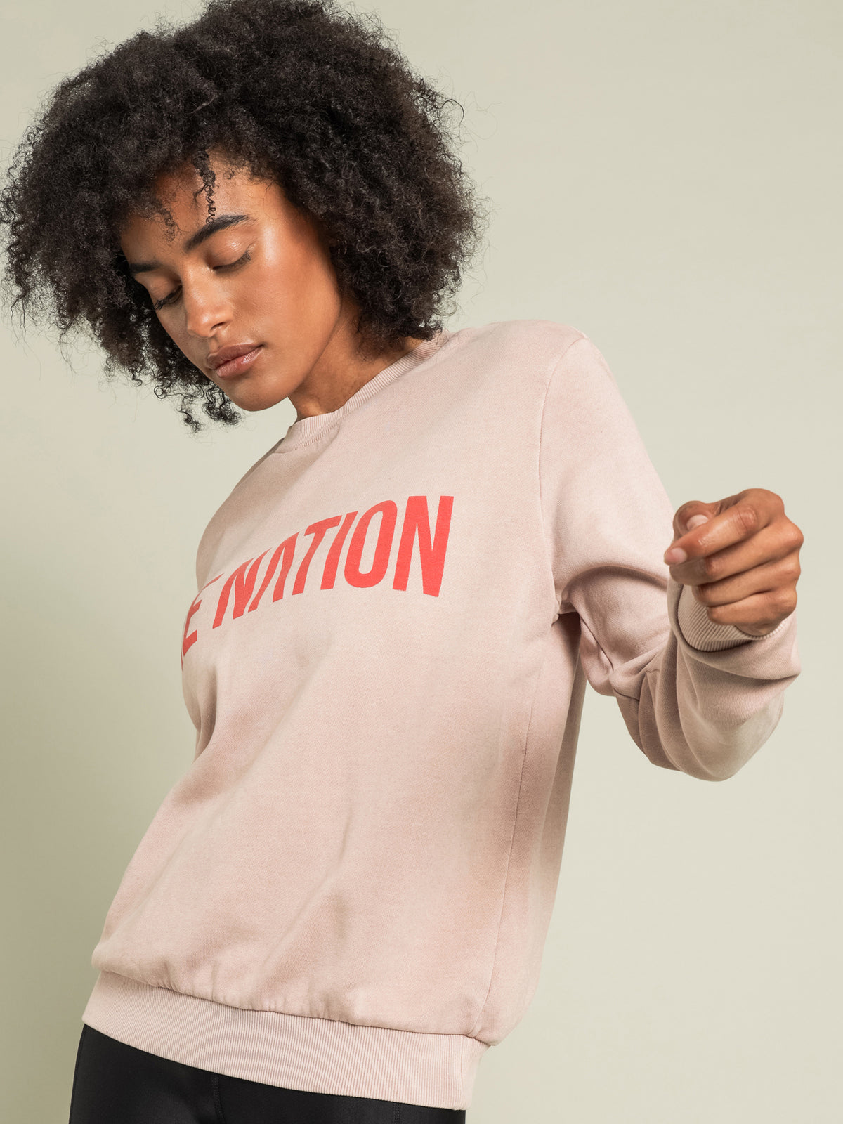 Pe Nation Fortify Sweatshirt | Misty Rose