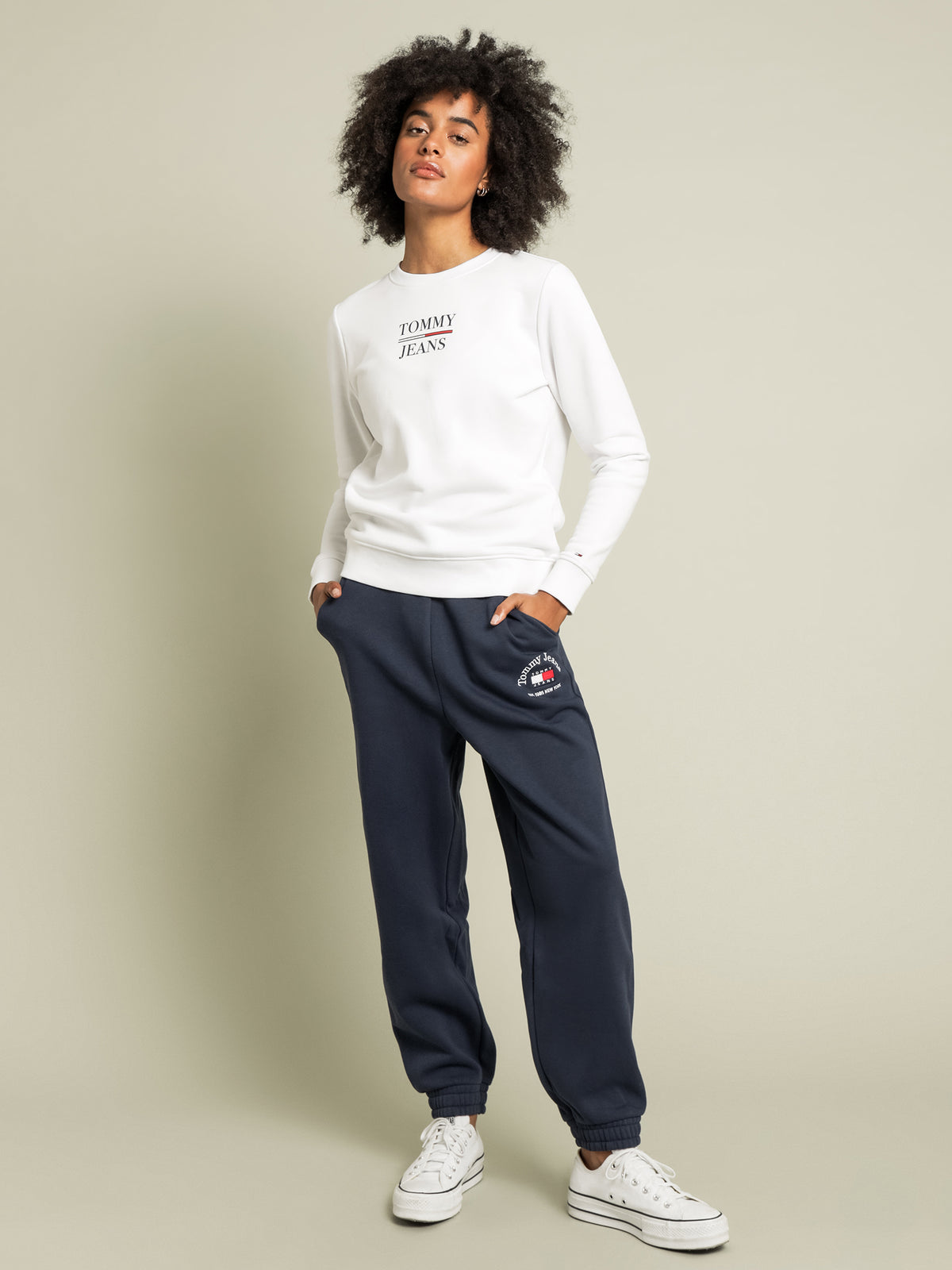 Tommy Hilfiger Logo Slim Fit Sweatshirt | XS