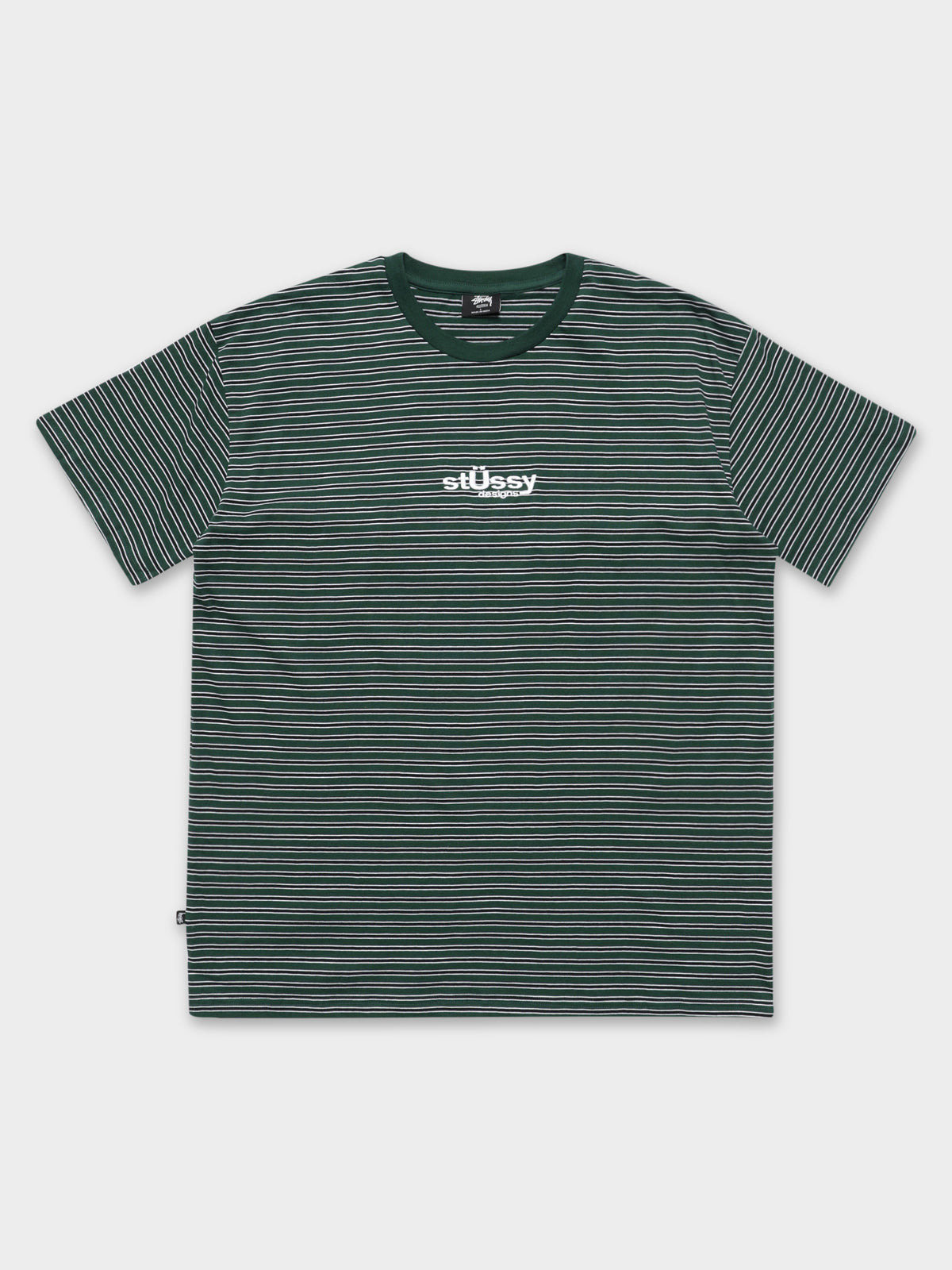 Stussy Designs Yarn Dyed T-Shirt | Green