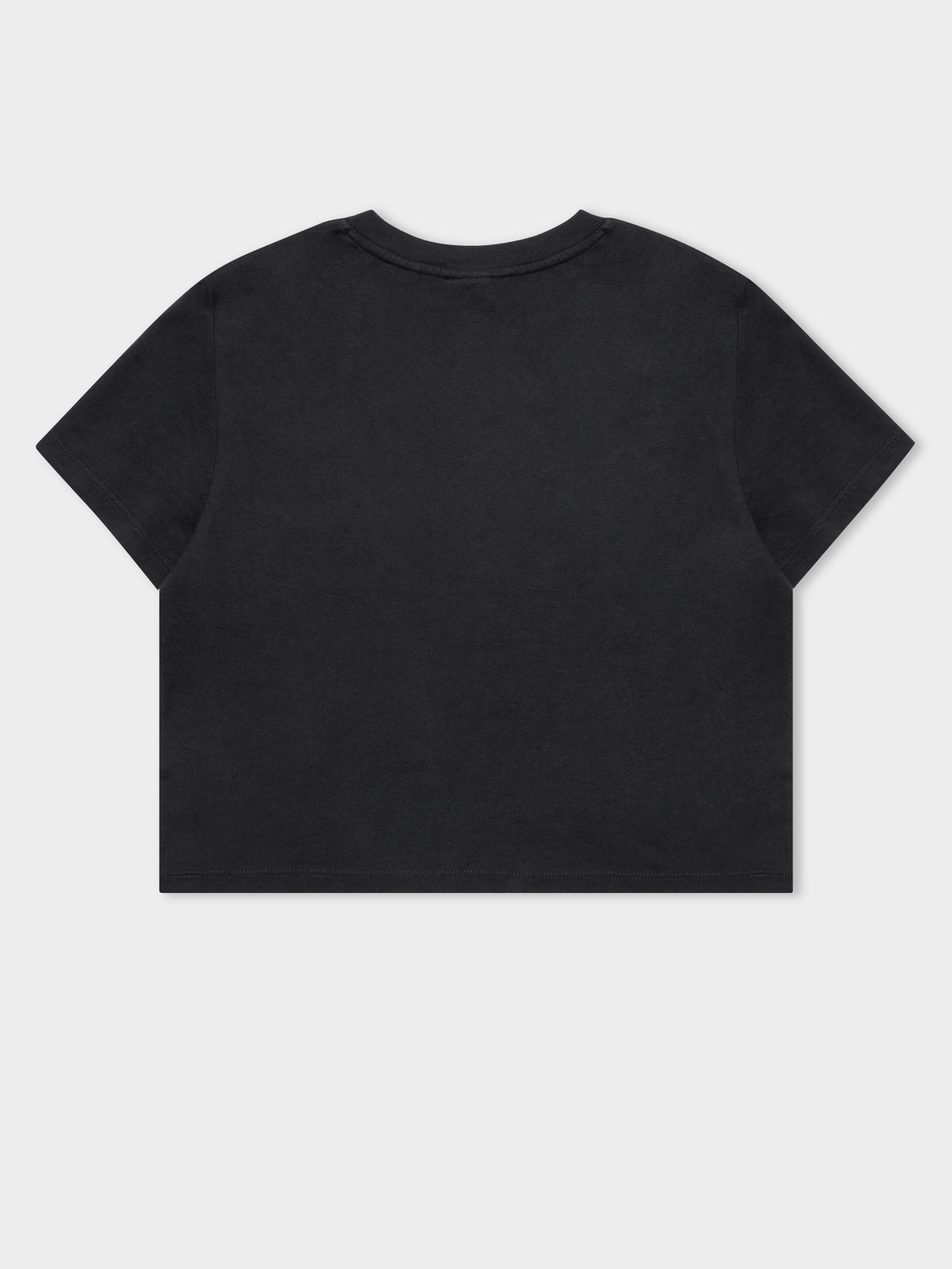 Cropped Jordie T-Shirt in Black