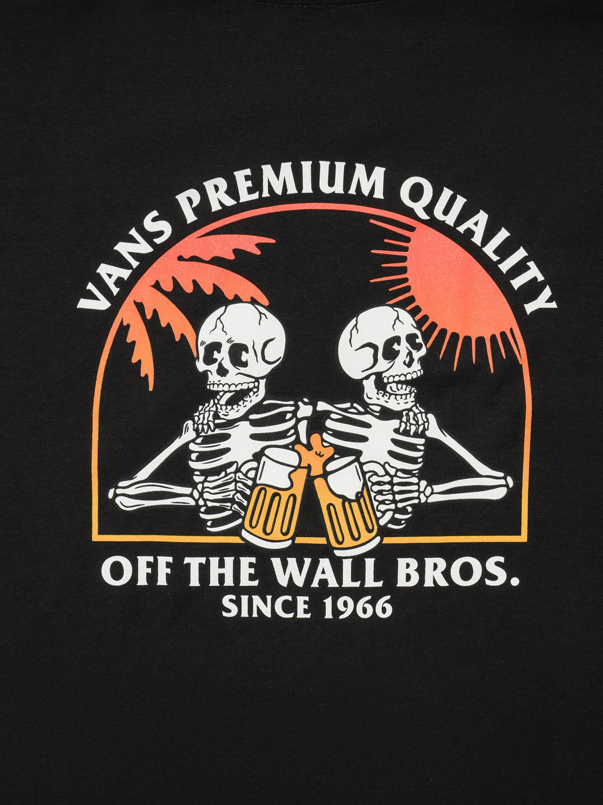 Off The Wall Bros T-Shirt in Black