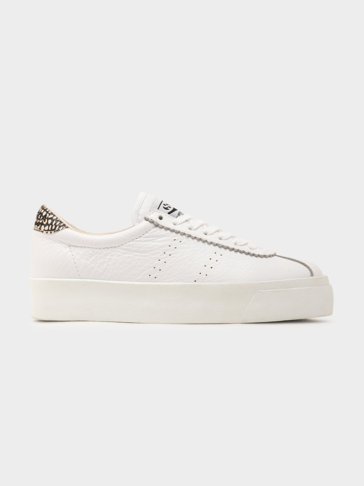 Womens 2854 Club 3 Faux Sneakers in Reptile &amp; White