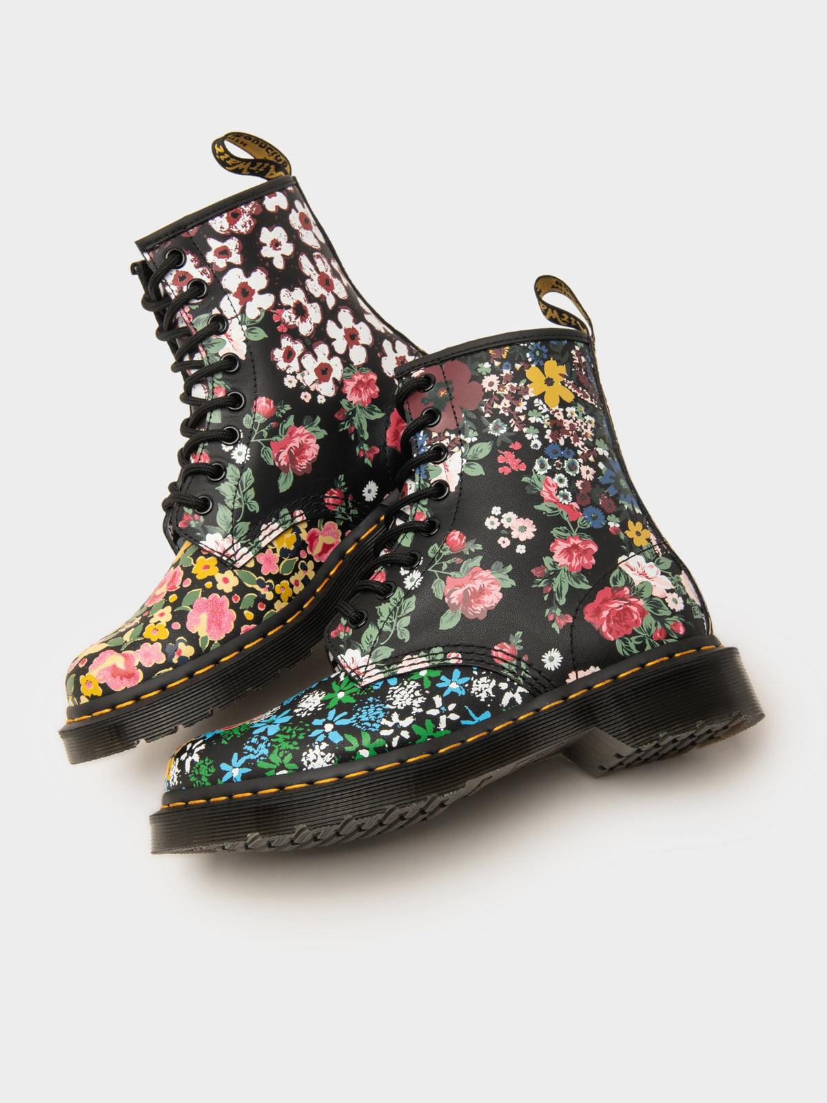 Womens 1460 Pascal 8 Eyelet Boot in Floral Mashup