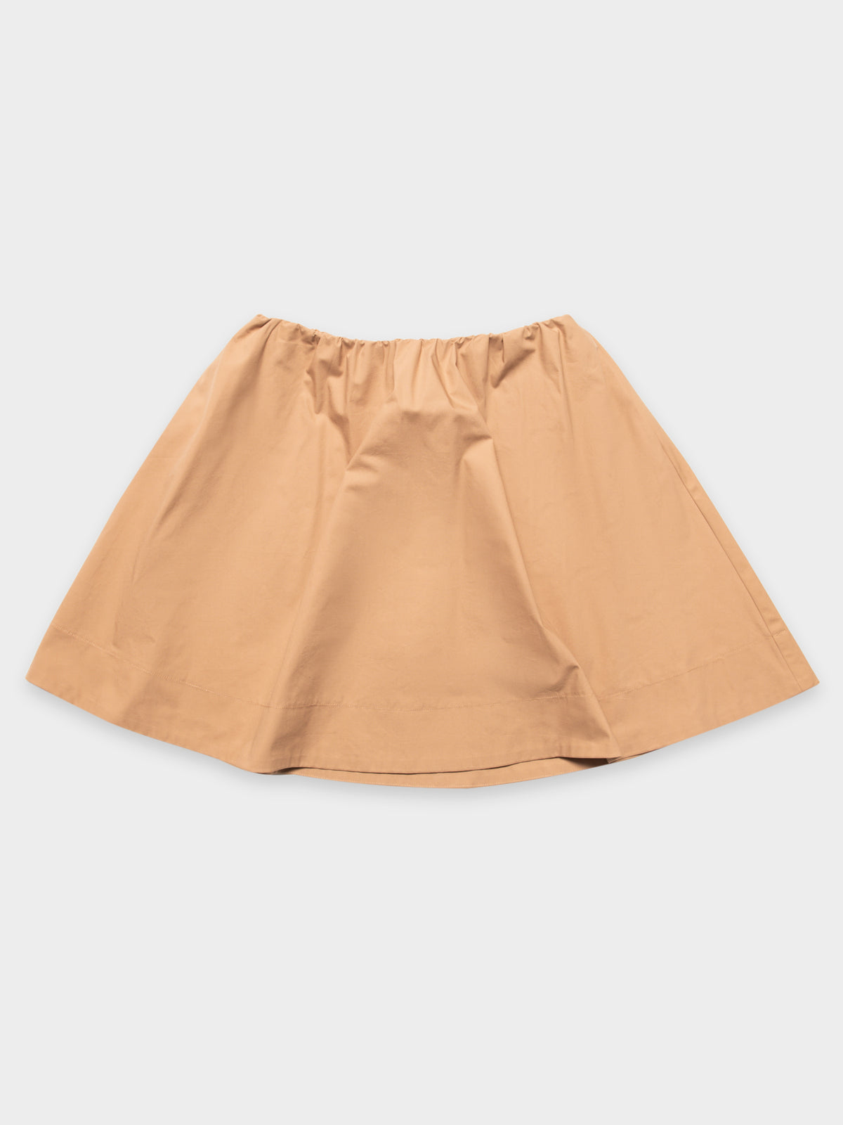 Cassidy Poplin Mini Skirt in Sand