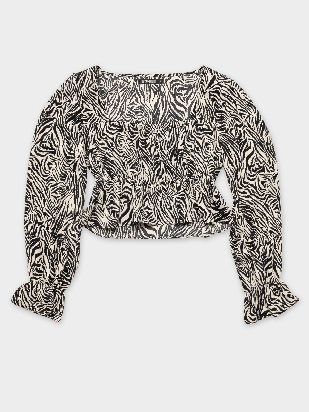 Beyond Her Indi Zebra Print Top | Zebra