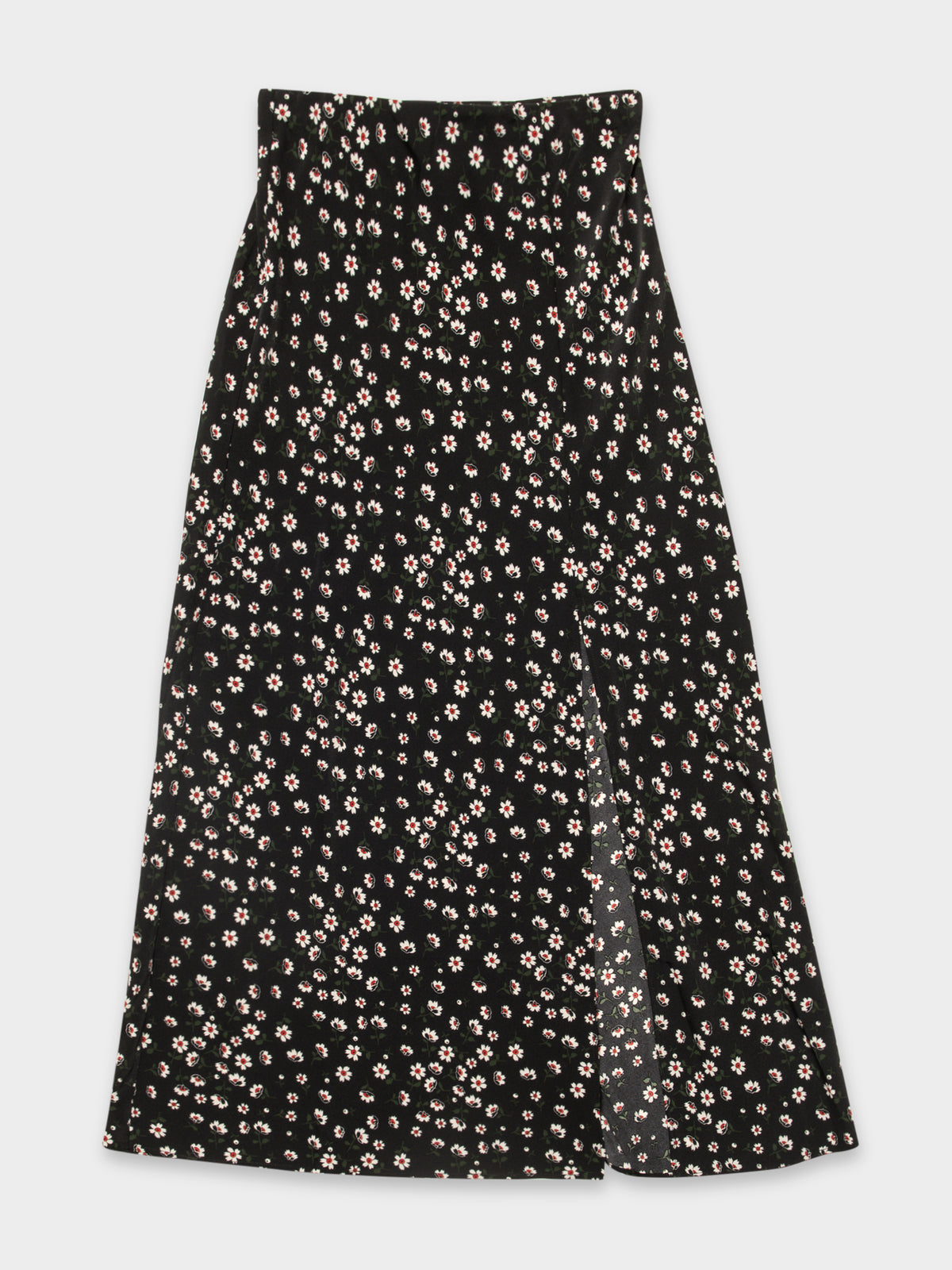 Tina Maxi Skirt in Black Floral