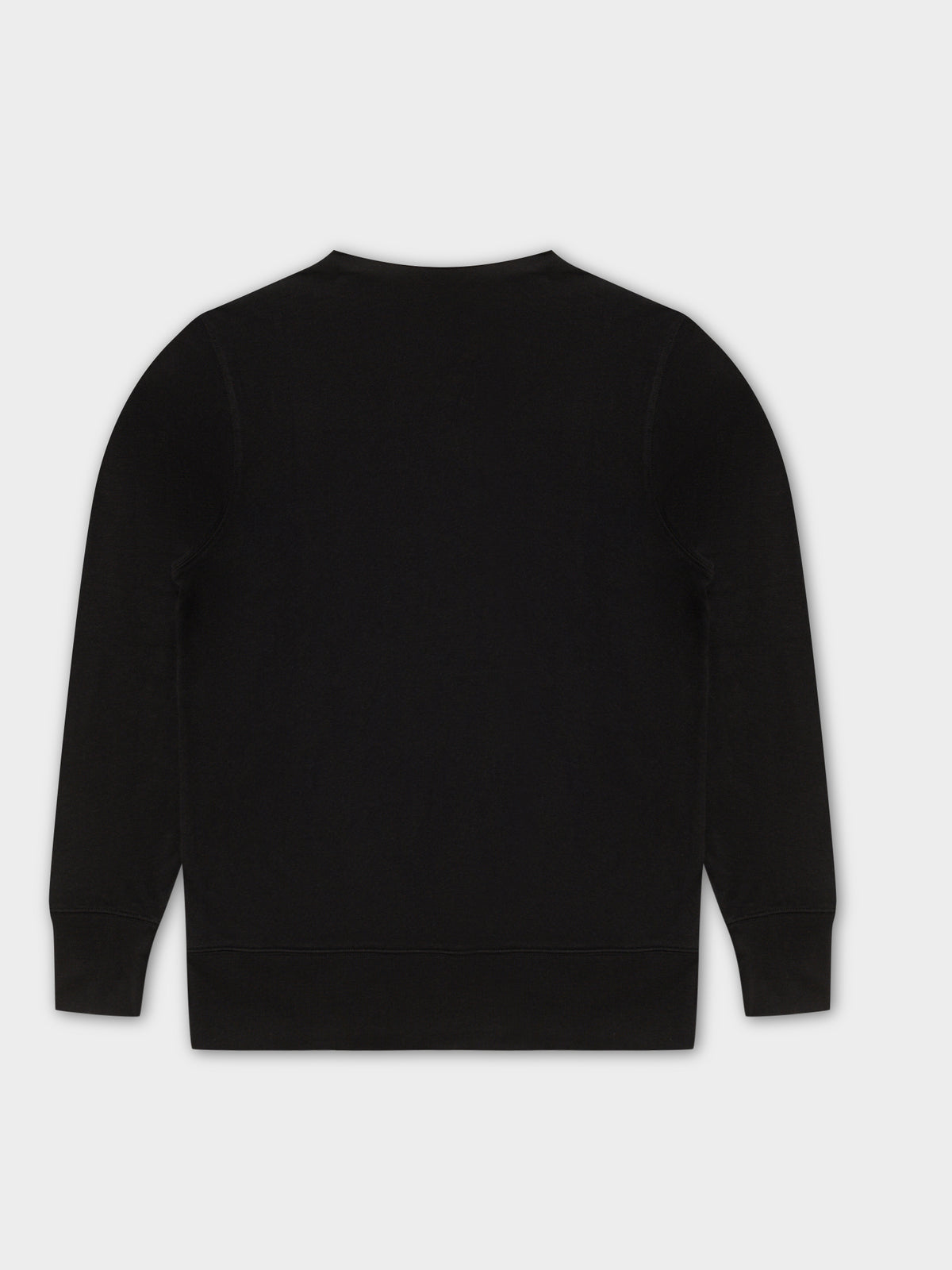 Long Sleeve Rugby Jersey in Black