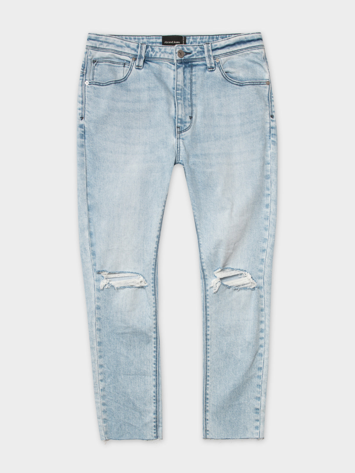 A Dropped Skinny Jeans in Ace Rip Eco