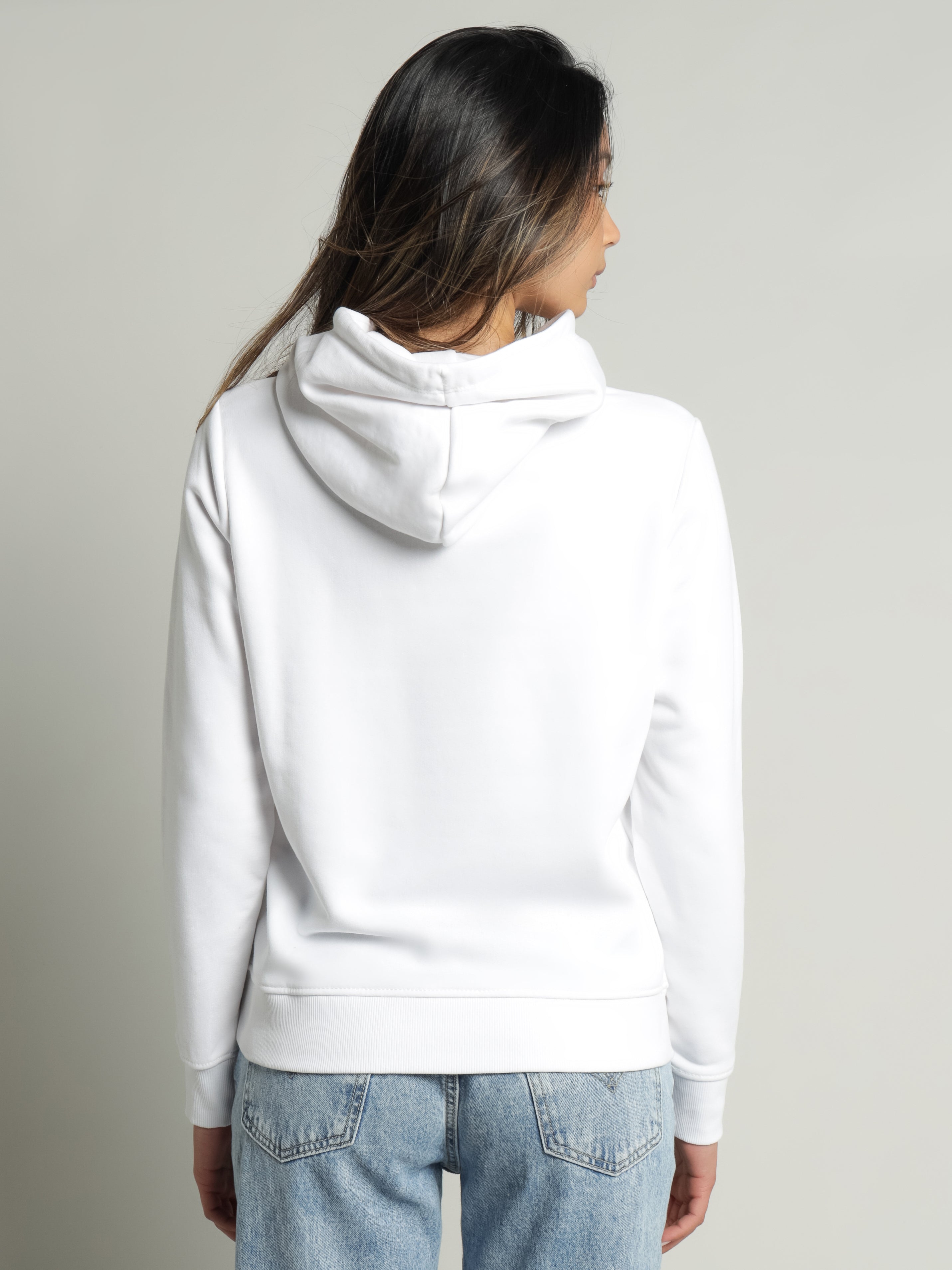 Slim Metallic Corporate Logo Hoodie