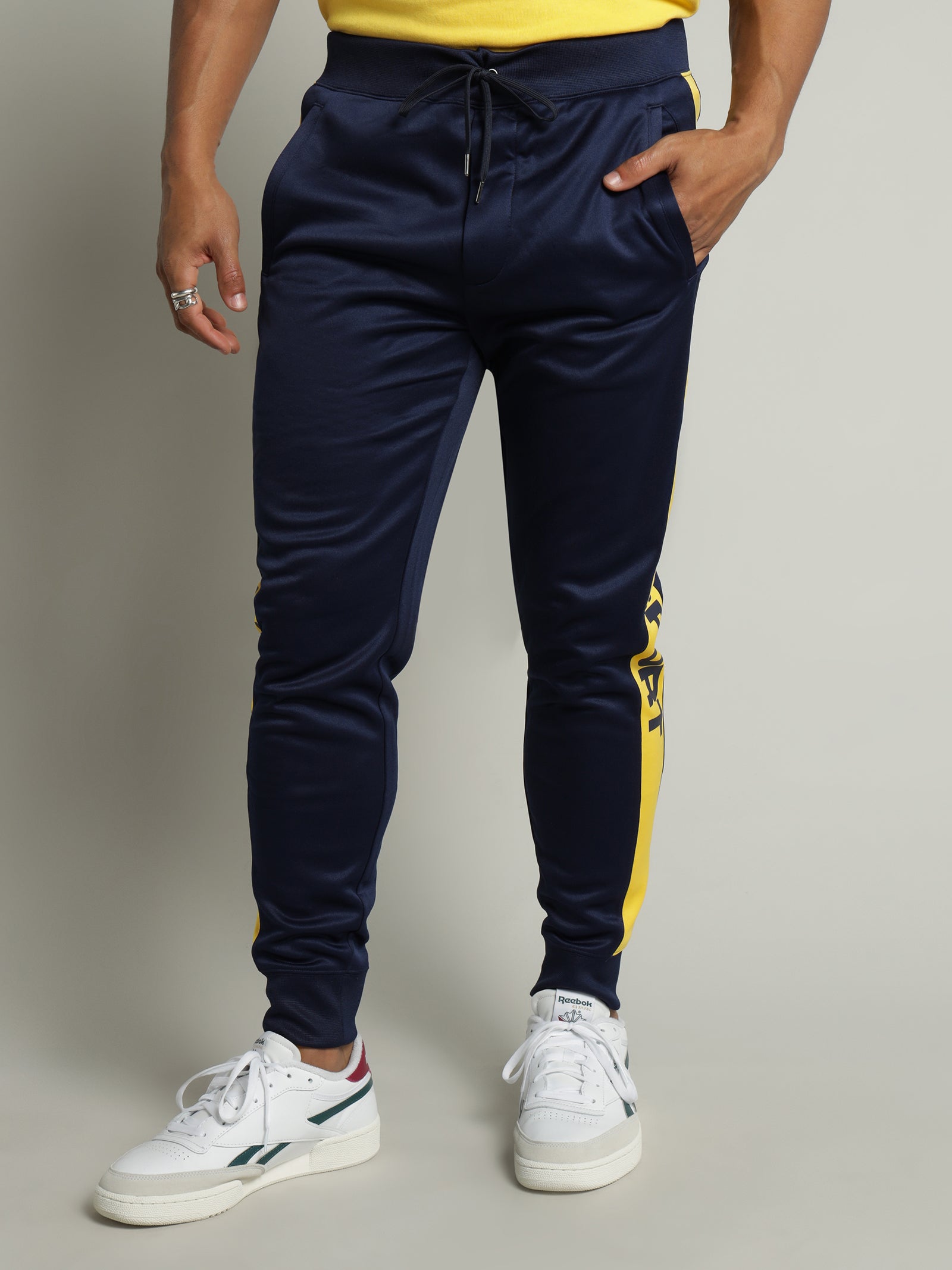 Logo Stripe Athletic Trackpants